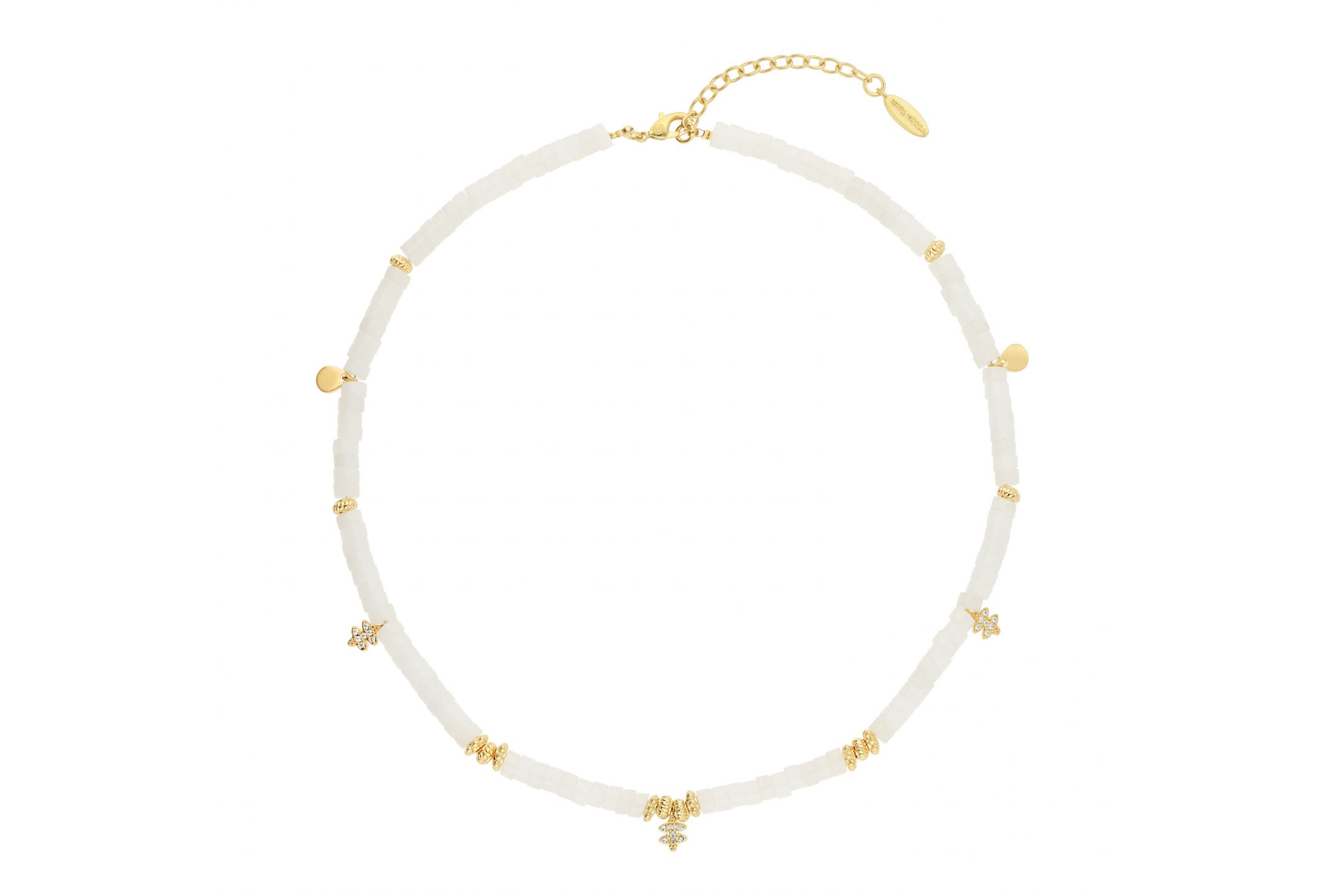 Hipanema Collier Mamba Blanc