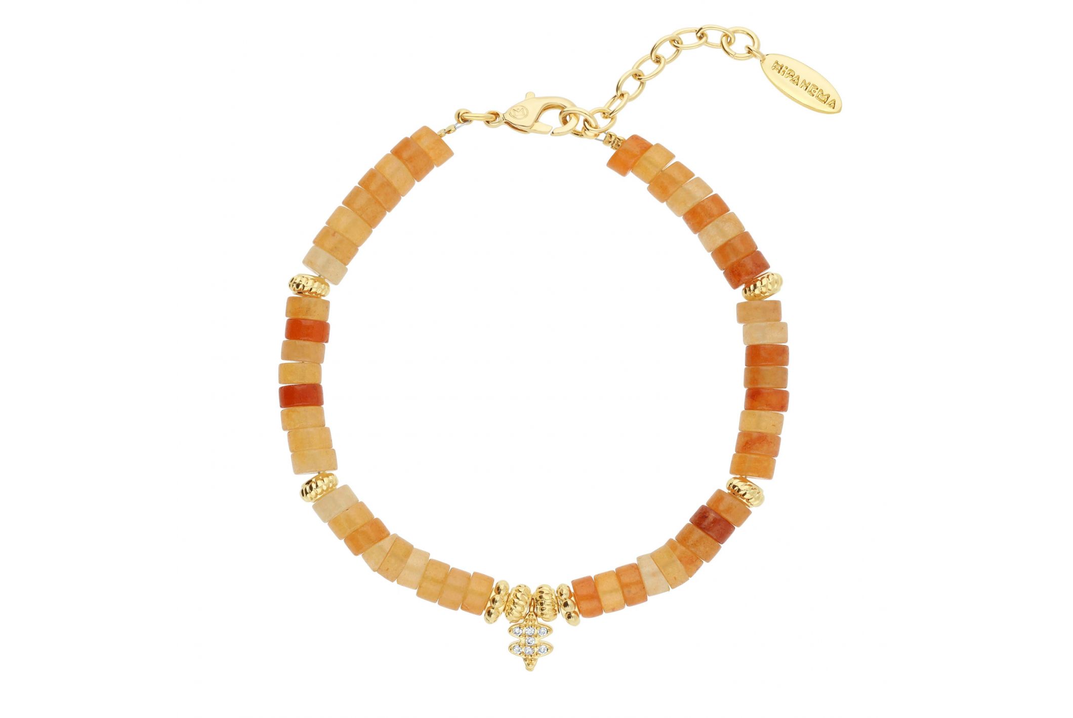 Hipanema Bracelet Matcha Amber ambre