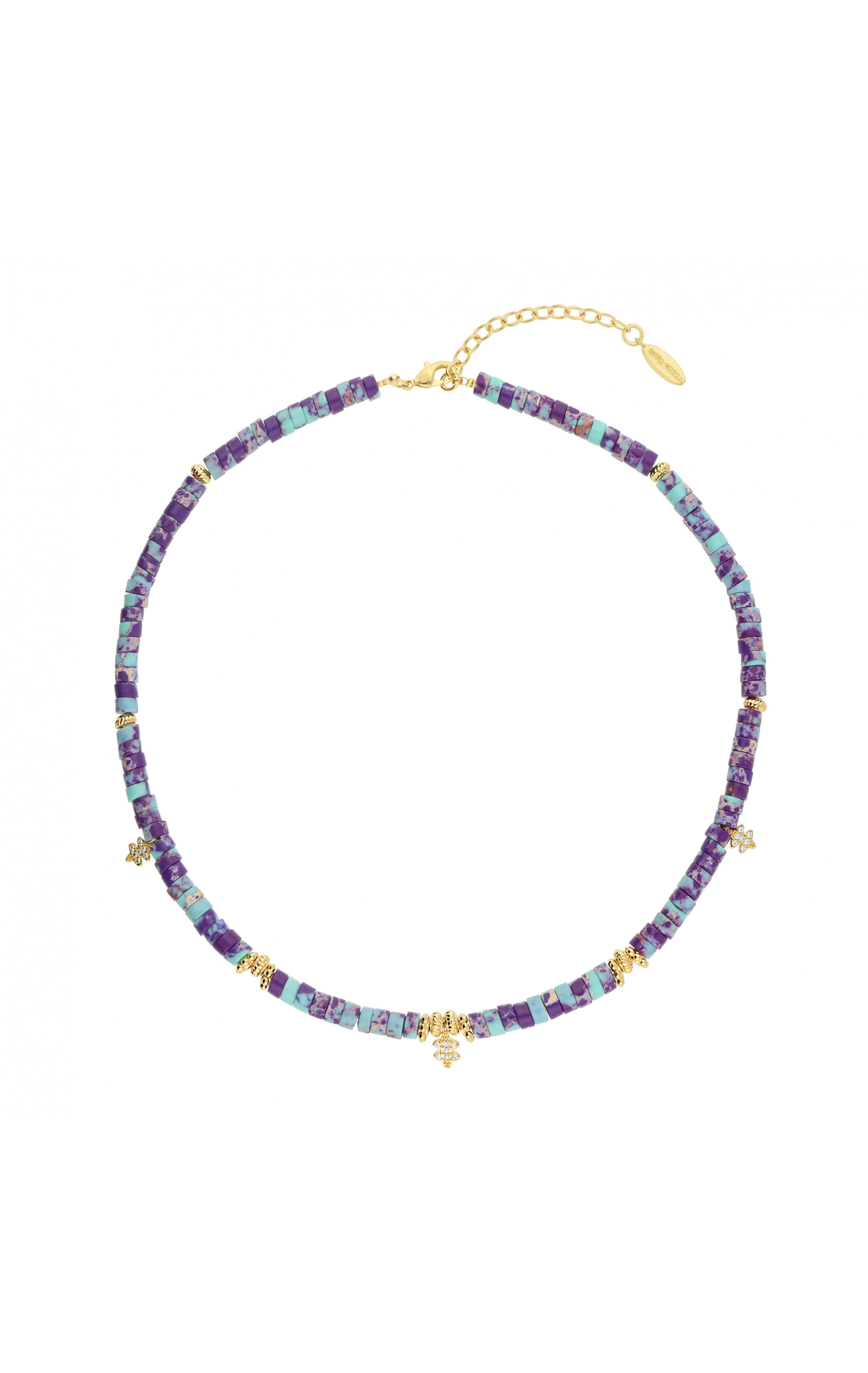 Necklace Mamba Purple Purple