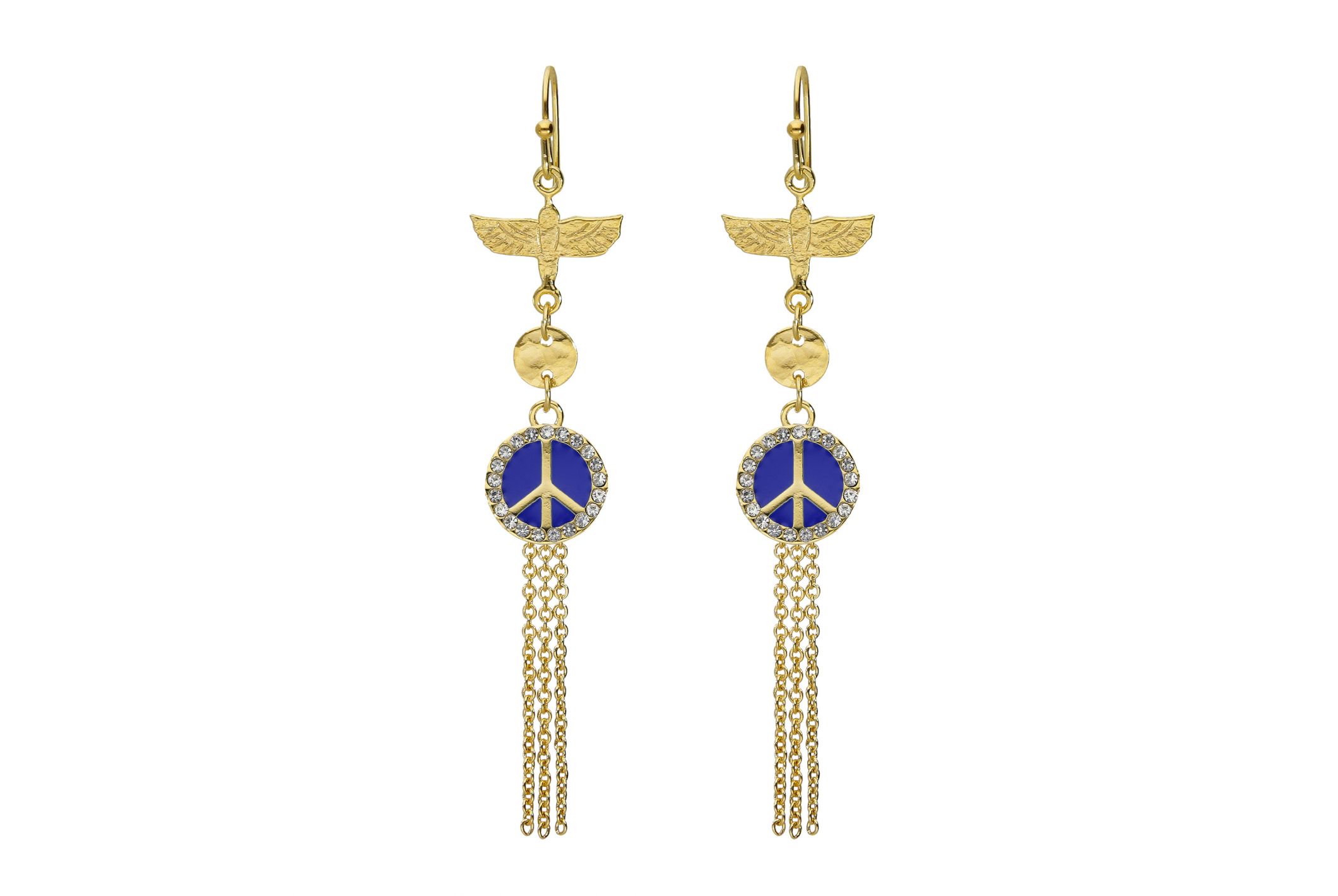 Hipanema Boucles d'oreilles Weathly Bleu