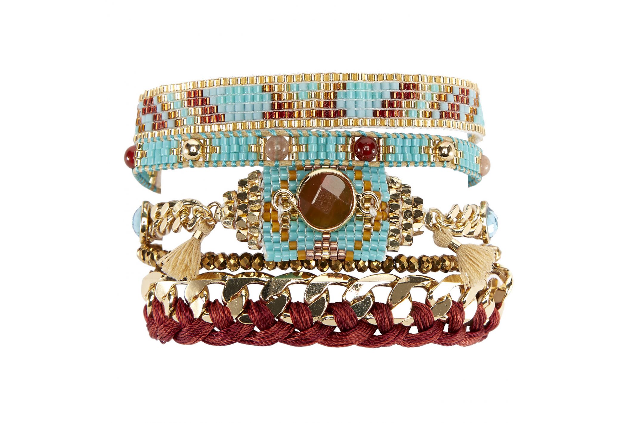 Hipanema Cuff Destiny Turquoise Turquoise