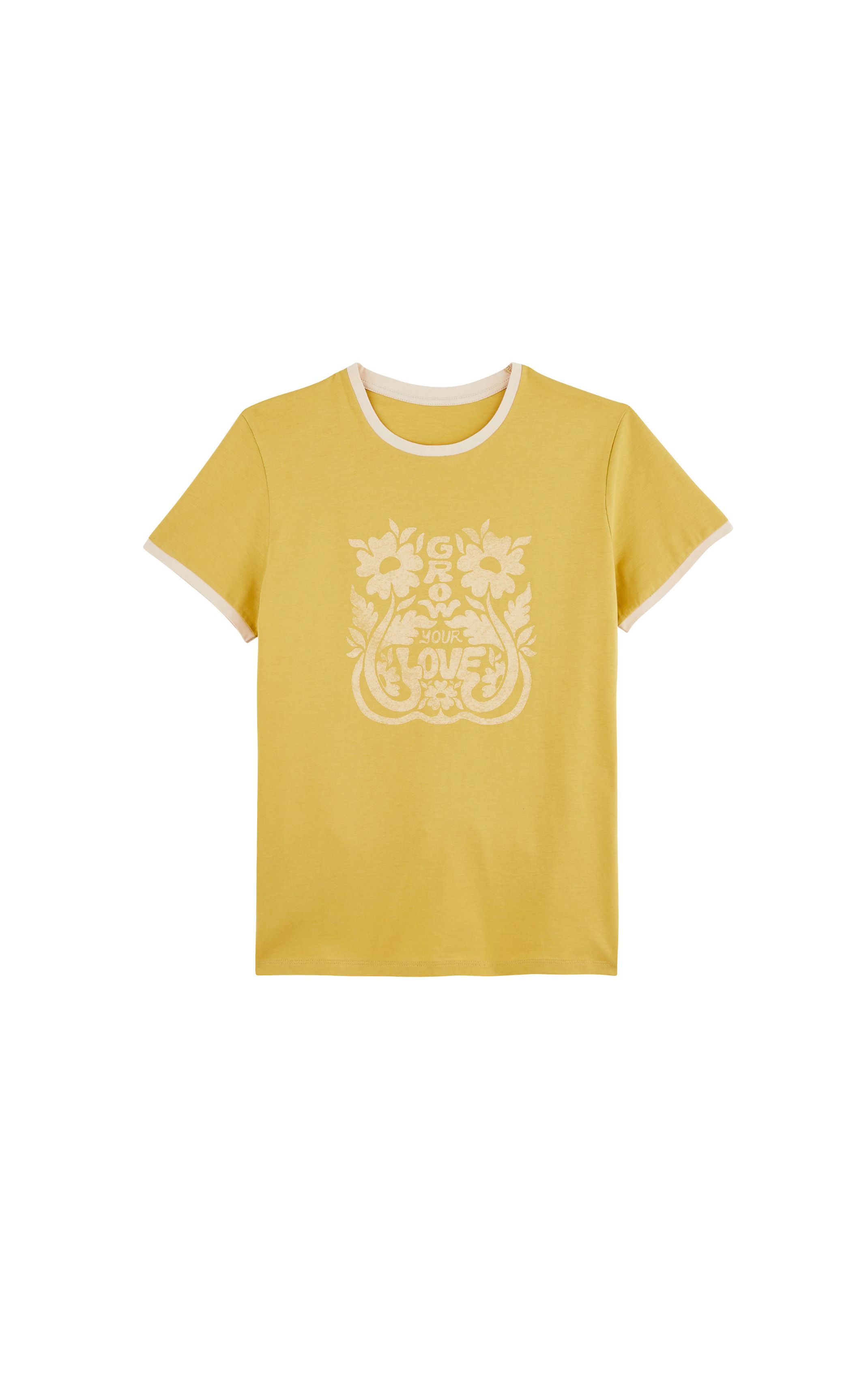 T-shirt Orphée Jaune