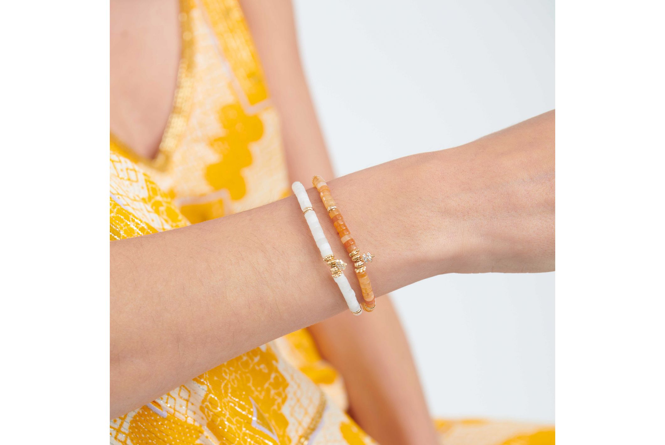 Hipanema Bracelet Matcha Amber ambre