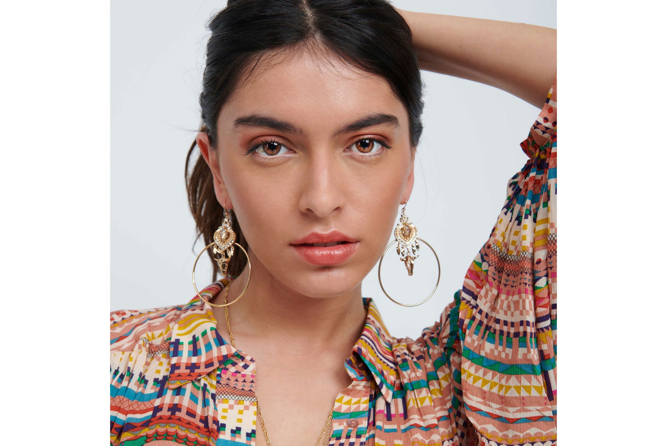 Hipanema Earrings Senorita Gold Gold