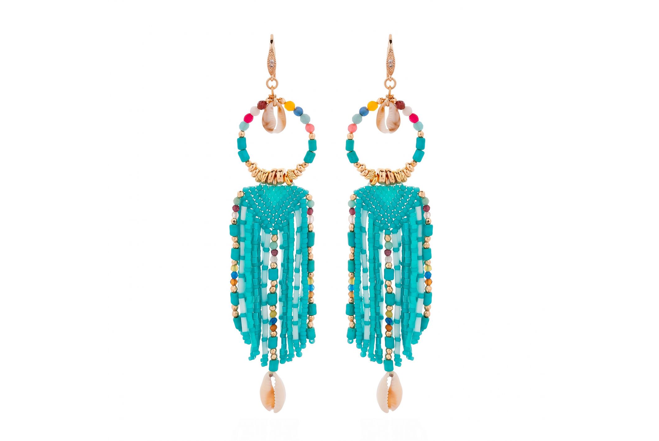 Hipanema Earrings Koukaracha Turquoise