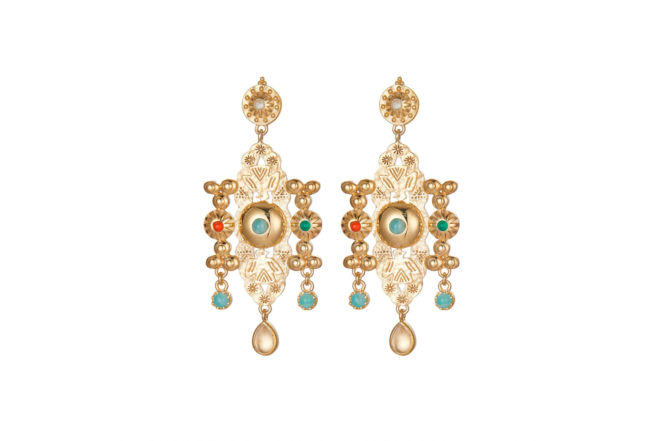 Hipanema Earrings Santo Gold