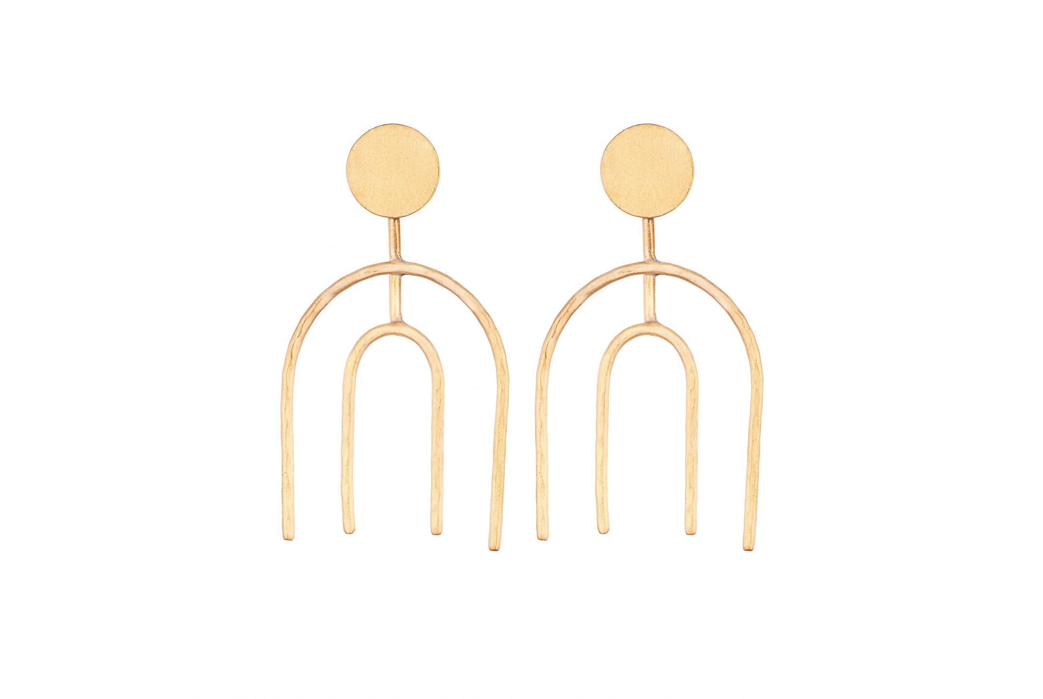 Hipanema Earrings Kaldera Gold