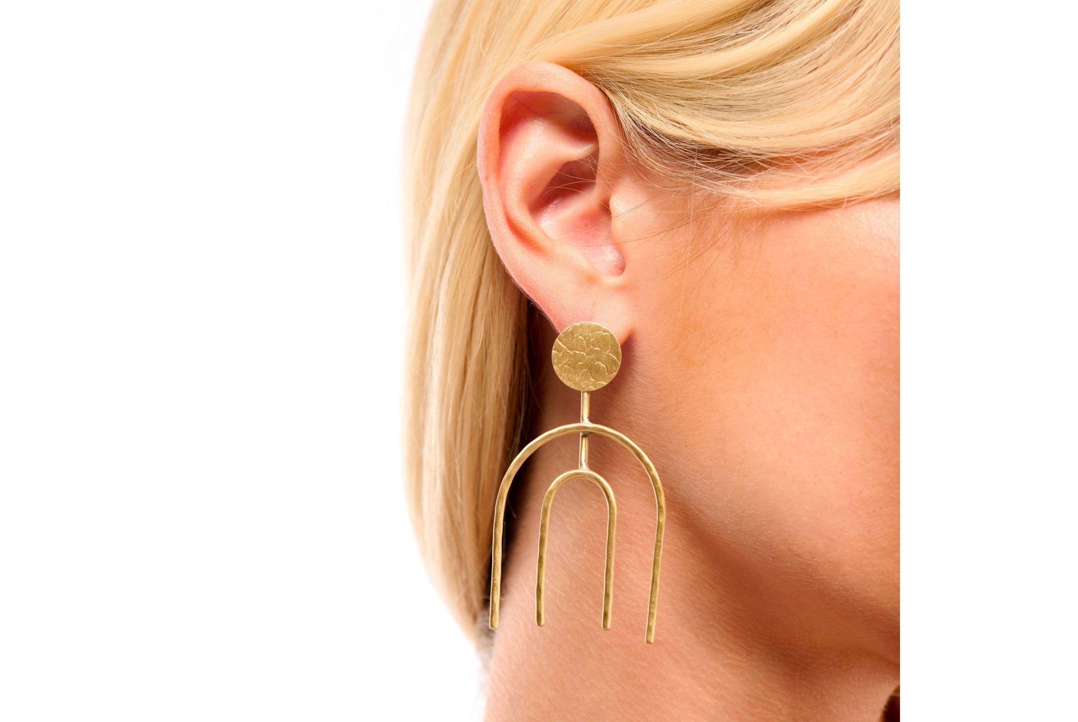 Hipanema Earrings Kaldera Gold