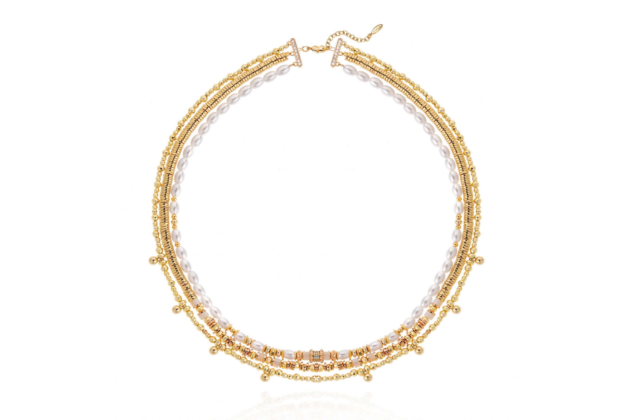 Hipanema Necklace Trion Gold