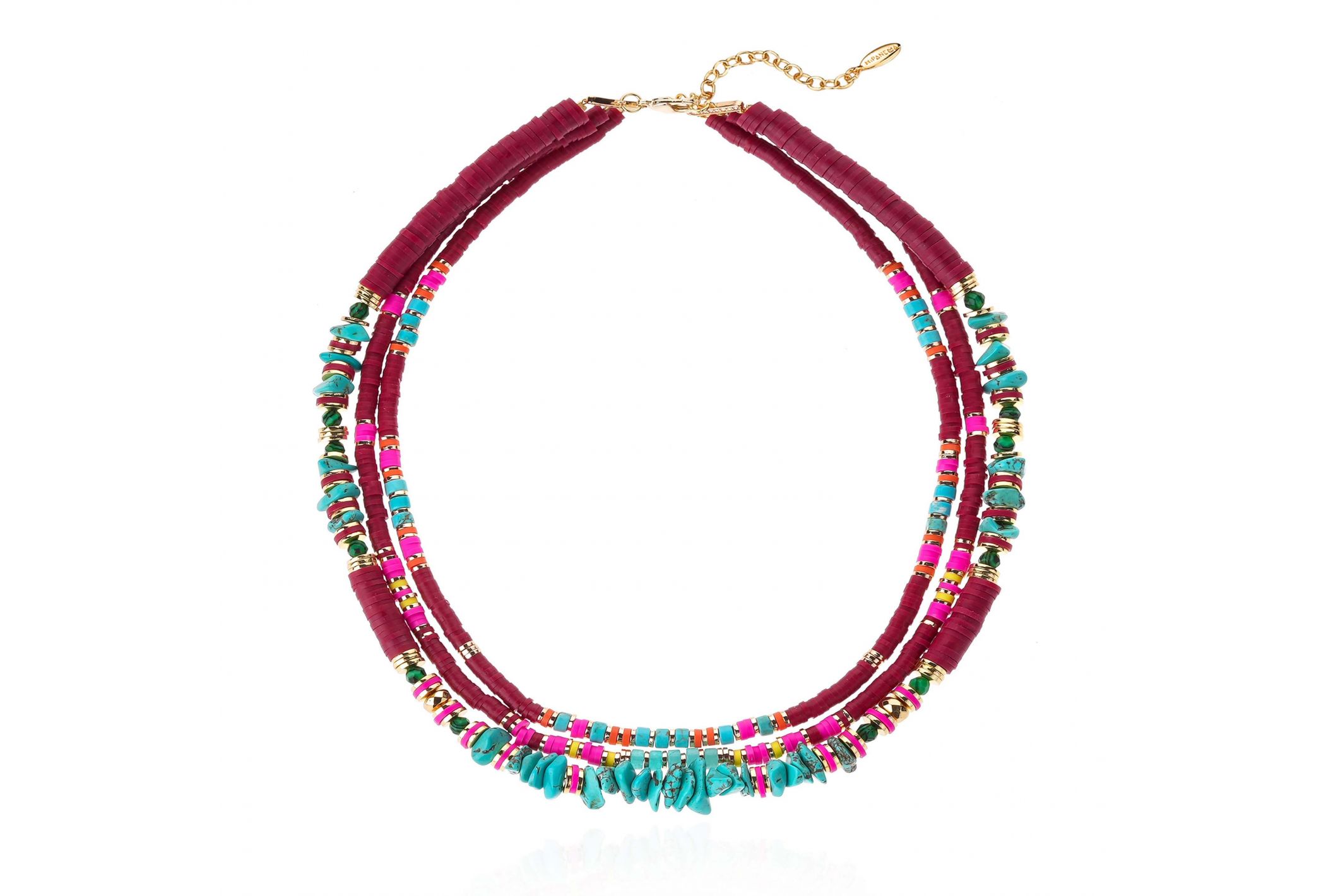 Hipanema Necklace Trion Grenat