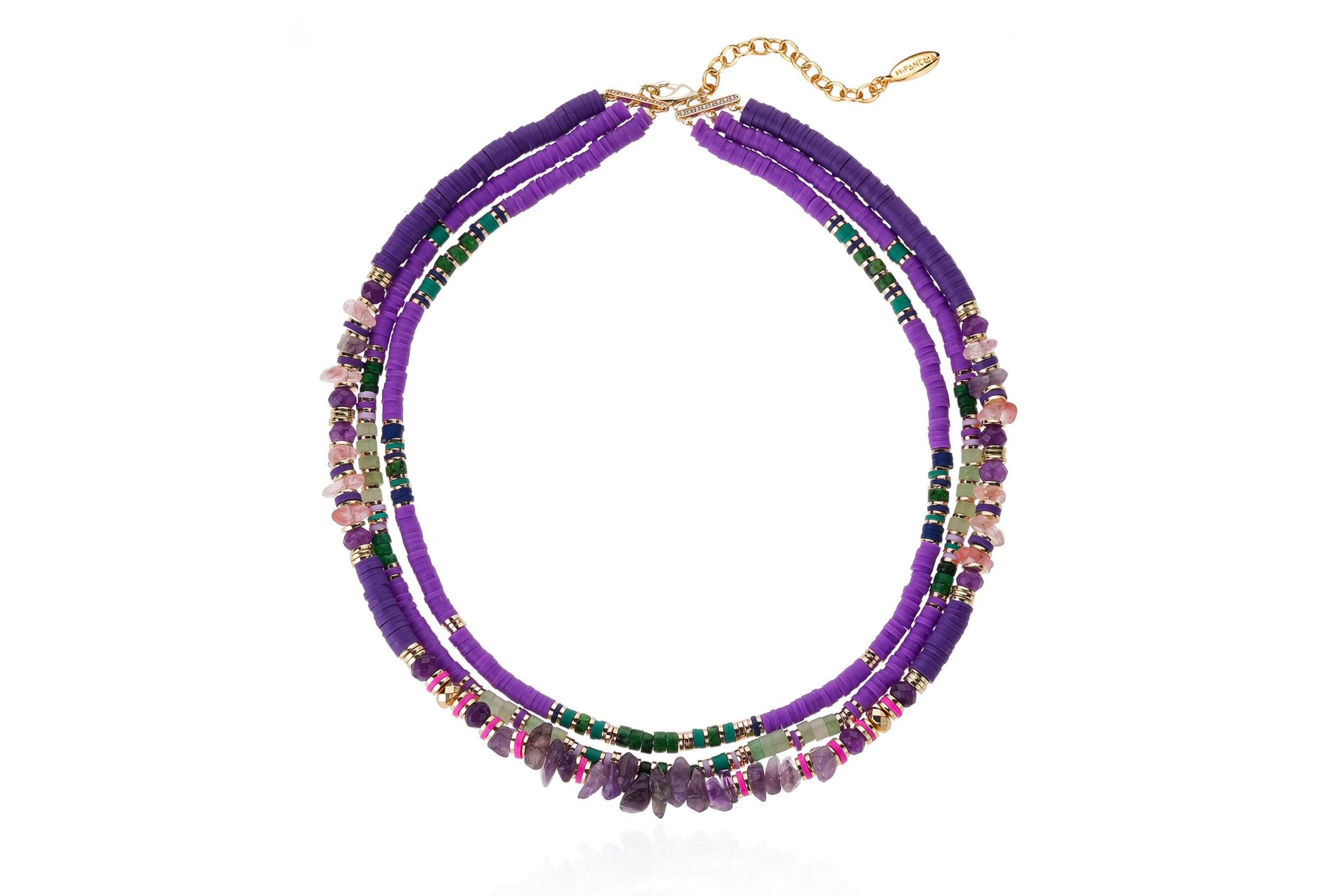 Hipanema Necklace Trion Purple