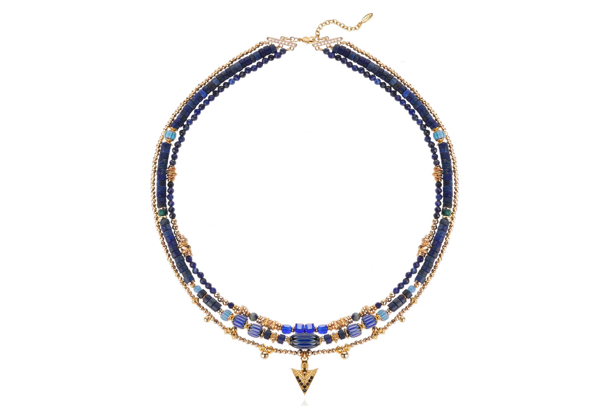 Hipanema Collier Trion Bleu