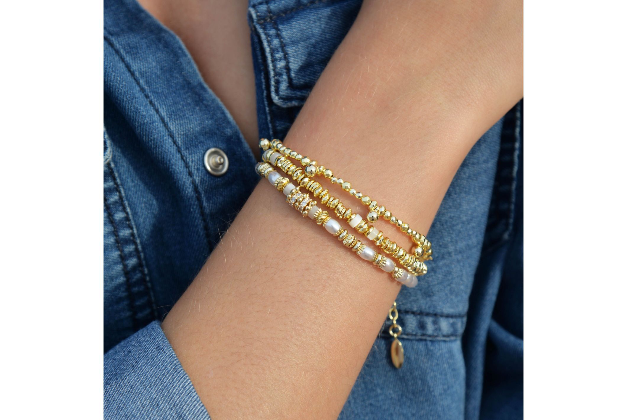 Hipanema Bracelet Vadorada Gold