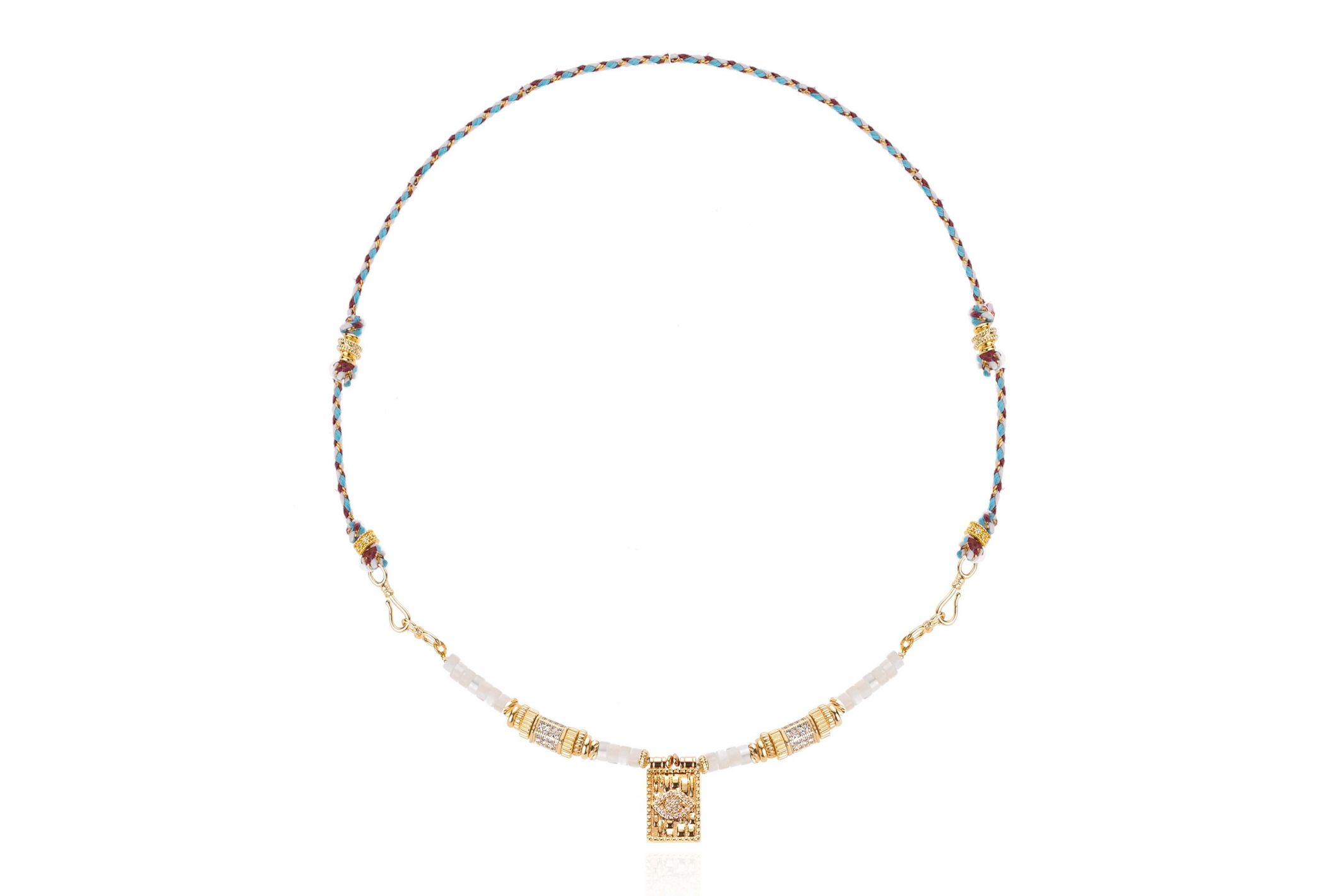 Hipanema Necklace Shaman White