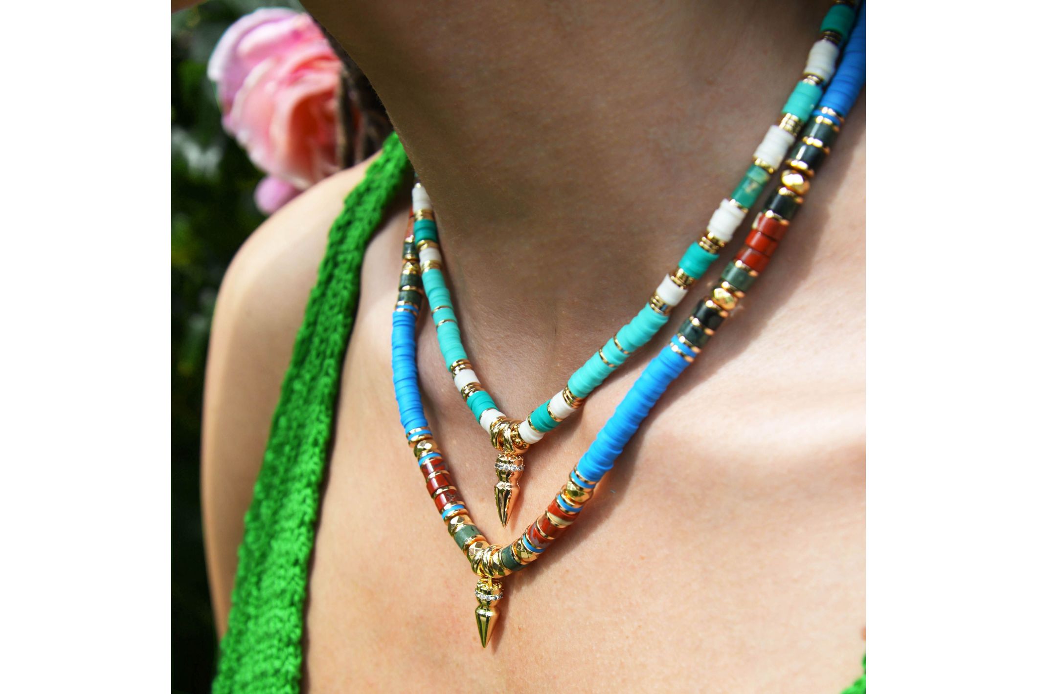 Hipanema Necklace Jaipur Blue