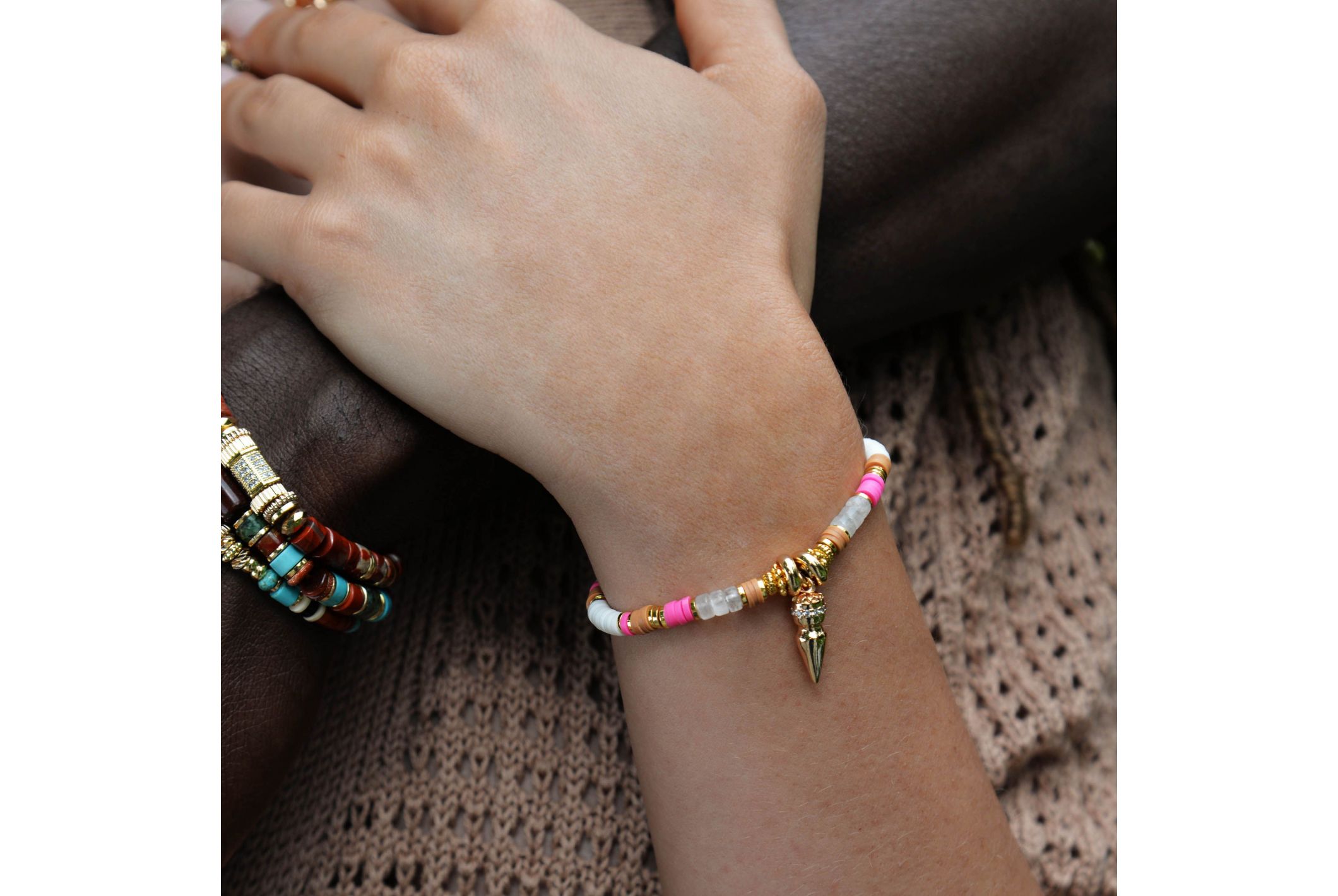 Hipanema Bracelet Bangalor Camel