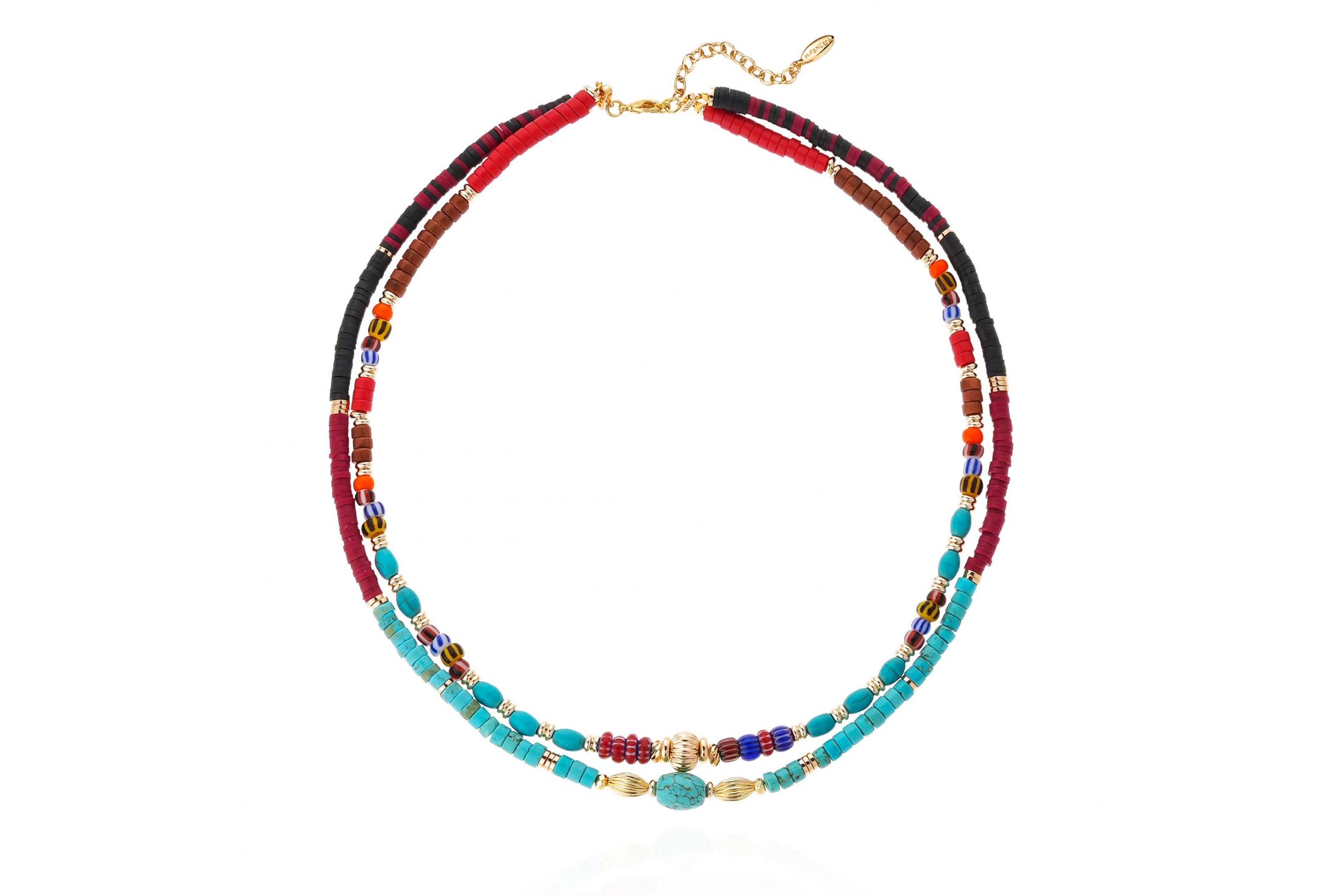 Hipanema Necklace Twinsy Red