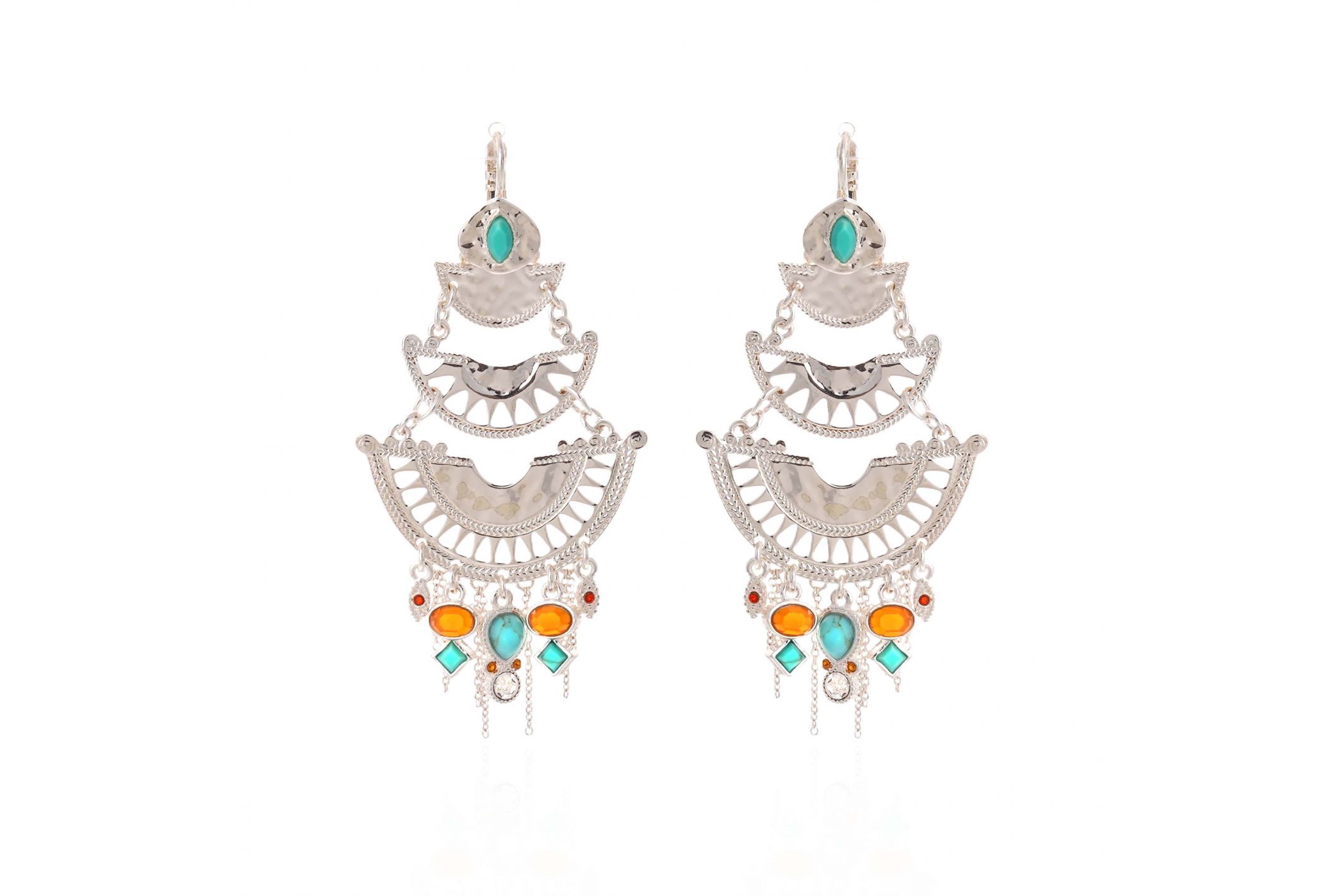 Hipanema Boucles d'oreilles Delgado Argenté