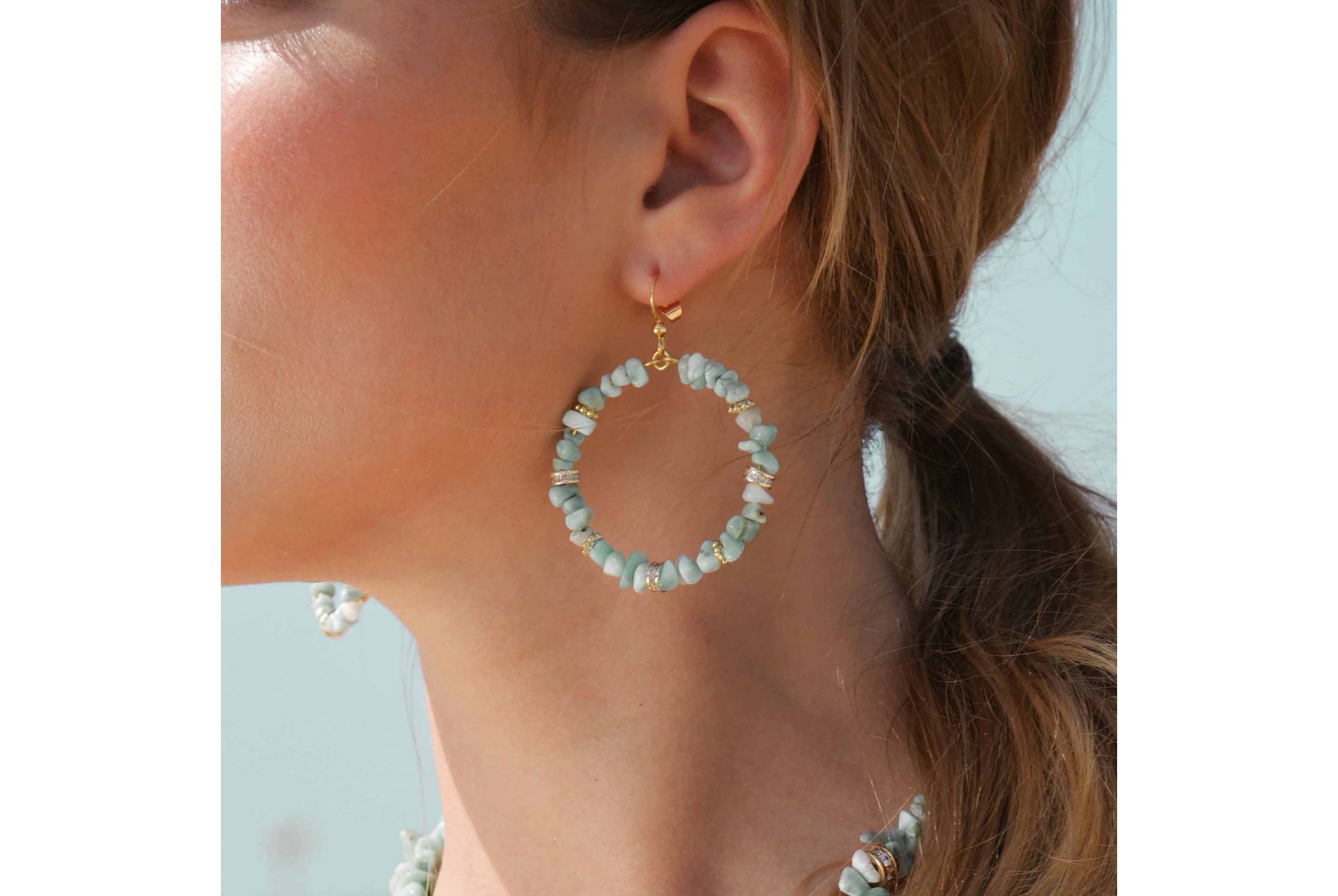 Hipanema Earrings Martinika Turquoise