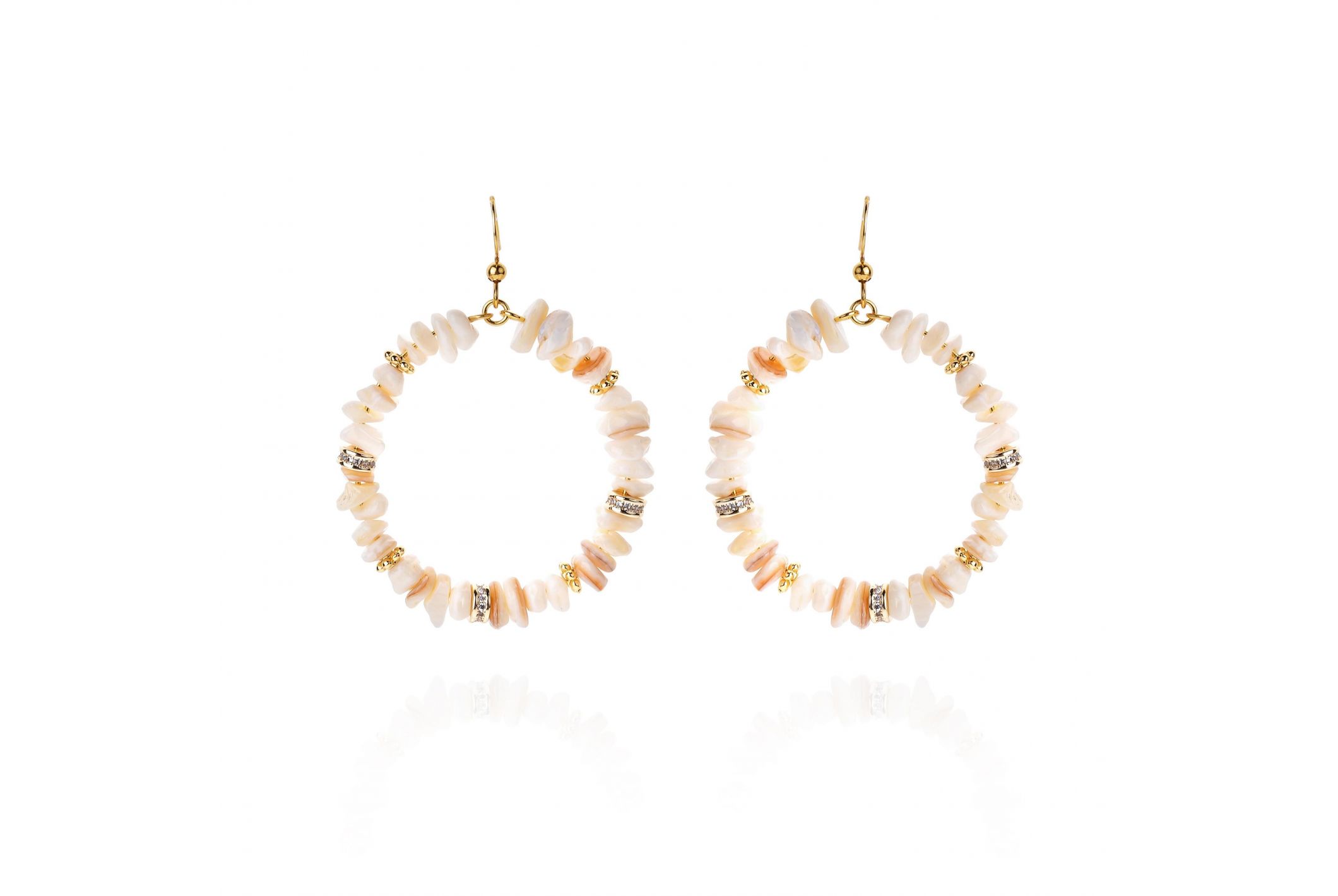 Hipanema Earrings Martinika White