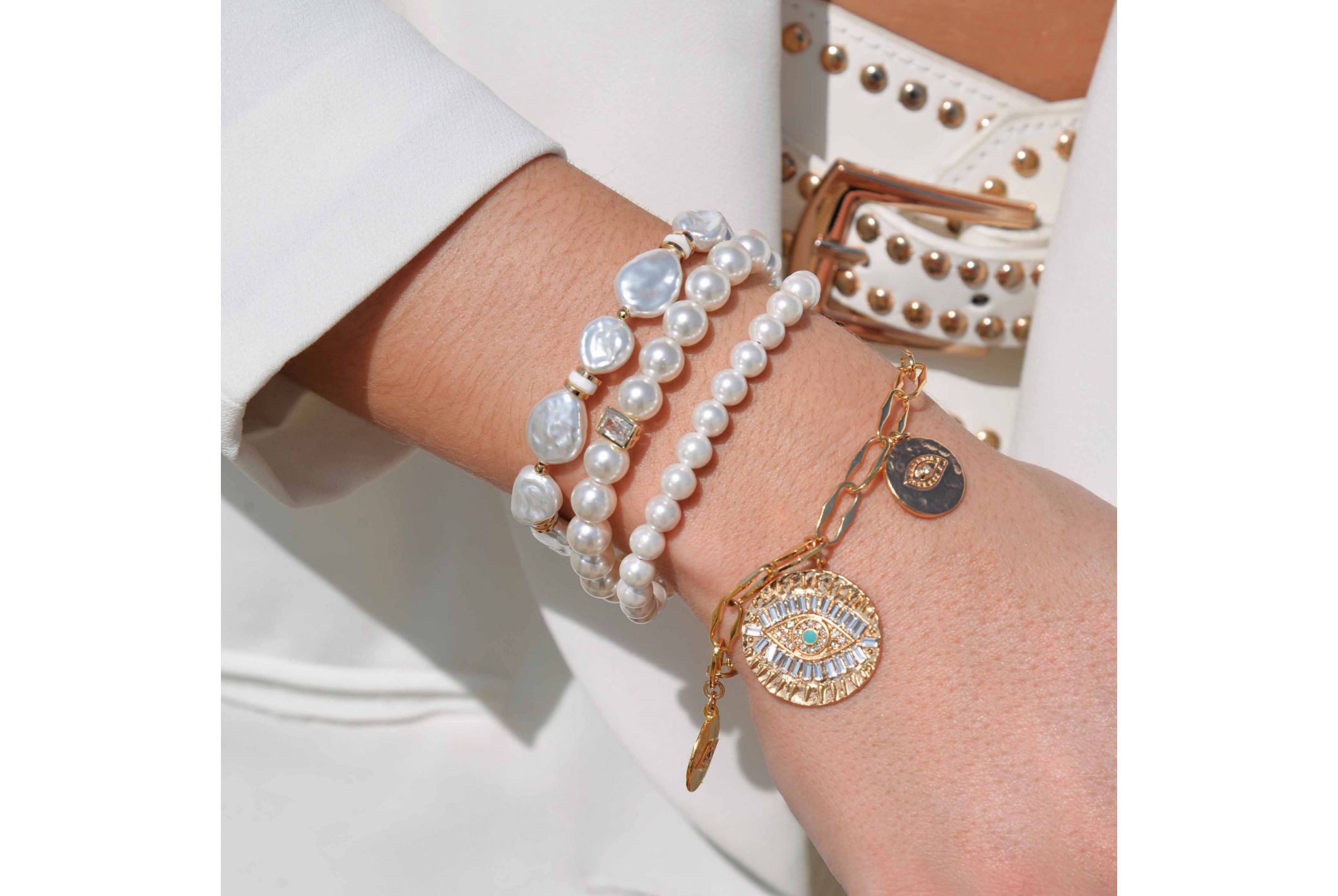 Hipanema Bracelet Ourea Blanc