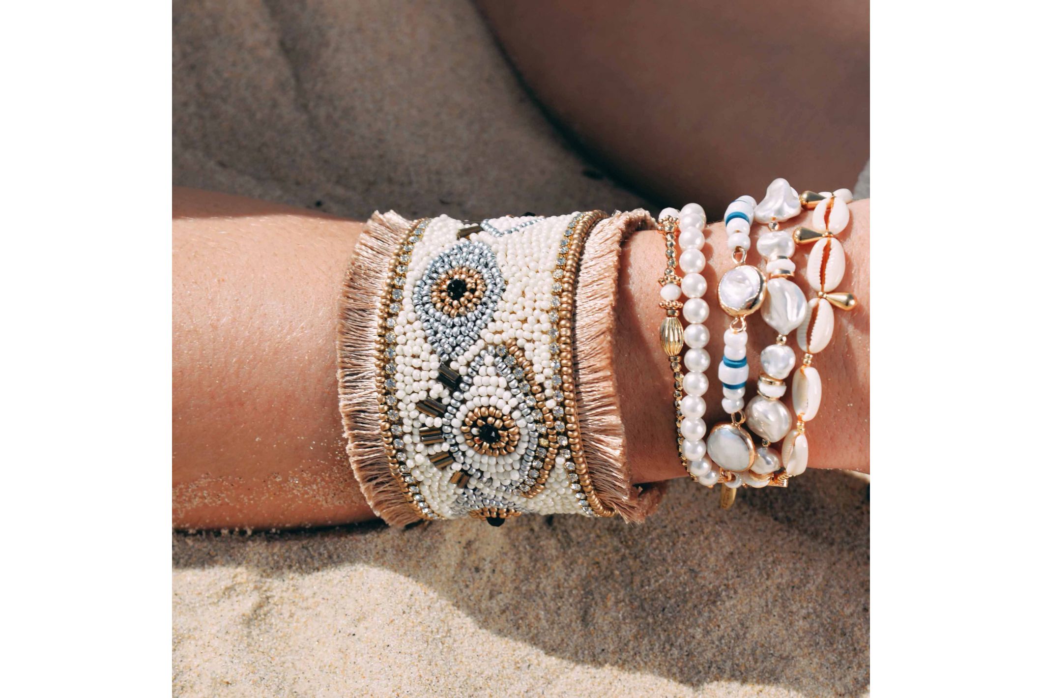 Hipanema Bracelet Odelia Blanc