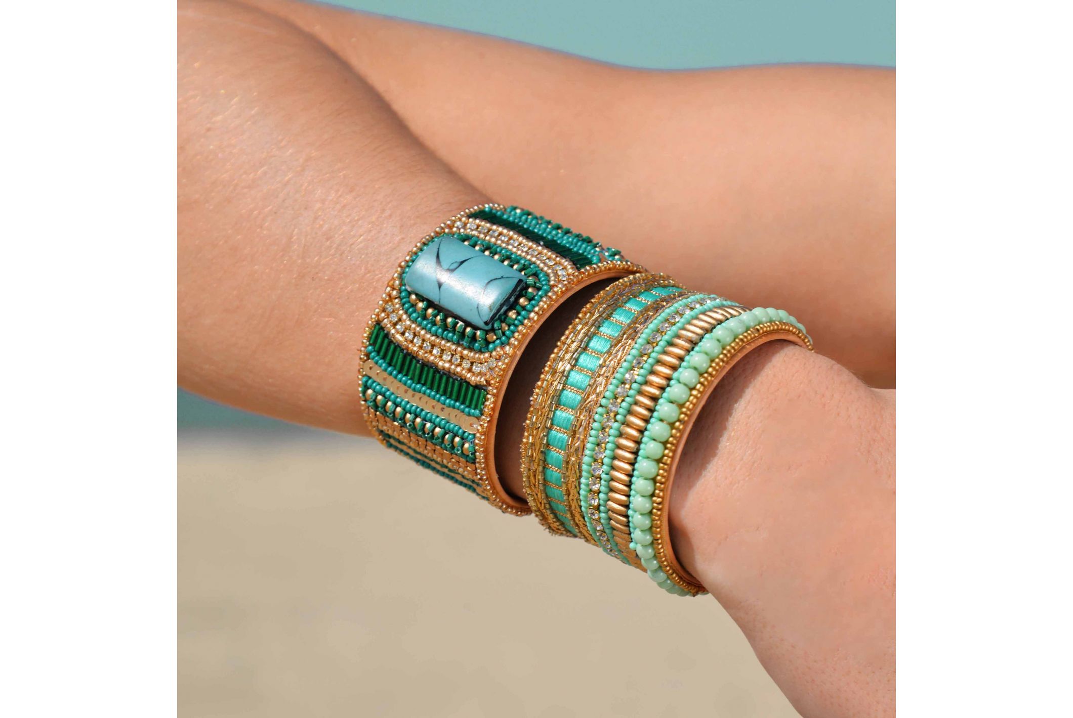 Hipanema Bracelet Melki Turquoise