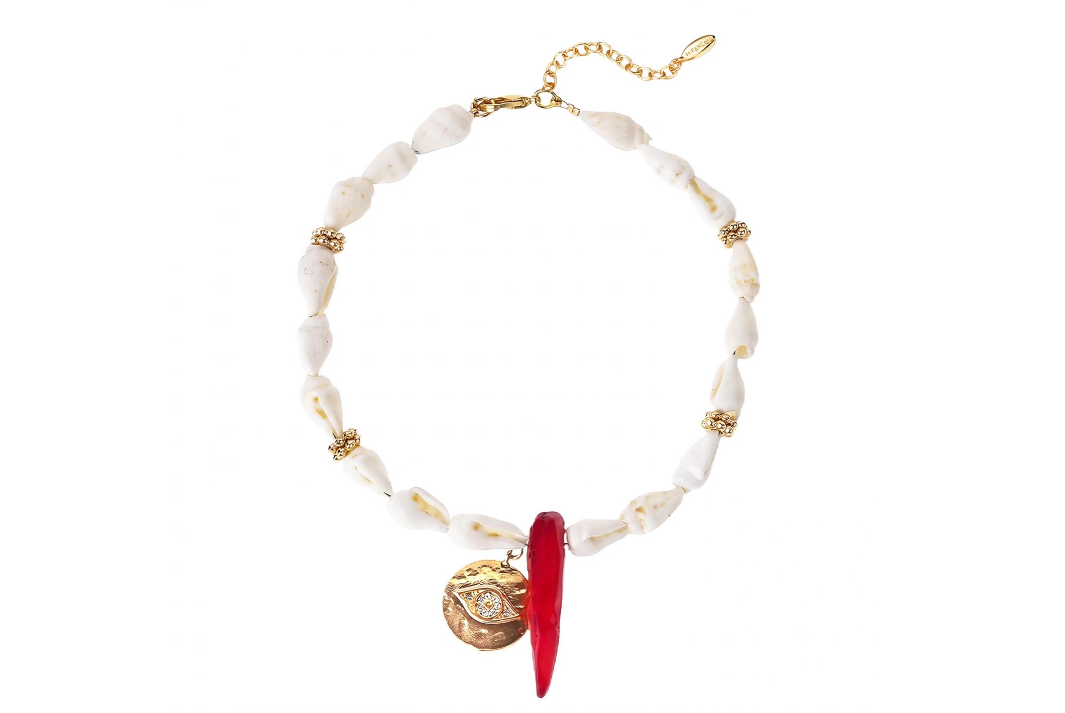 Hipanema Bracelet de cheville Eliot Blanc