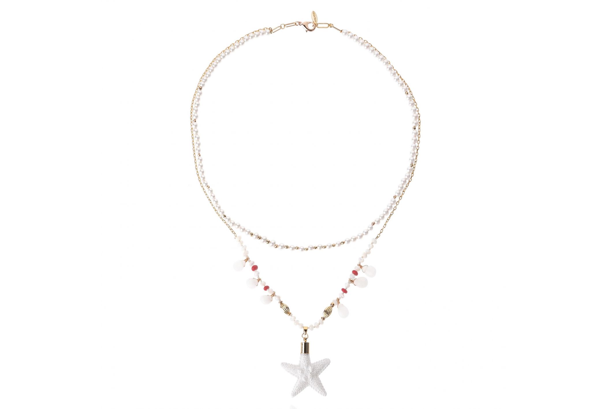 Hipanema Collier Odyssee Blanc