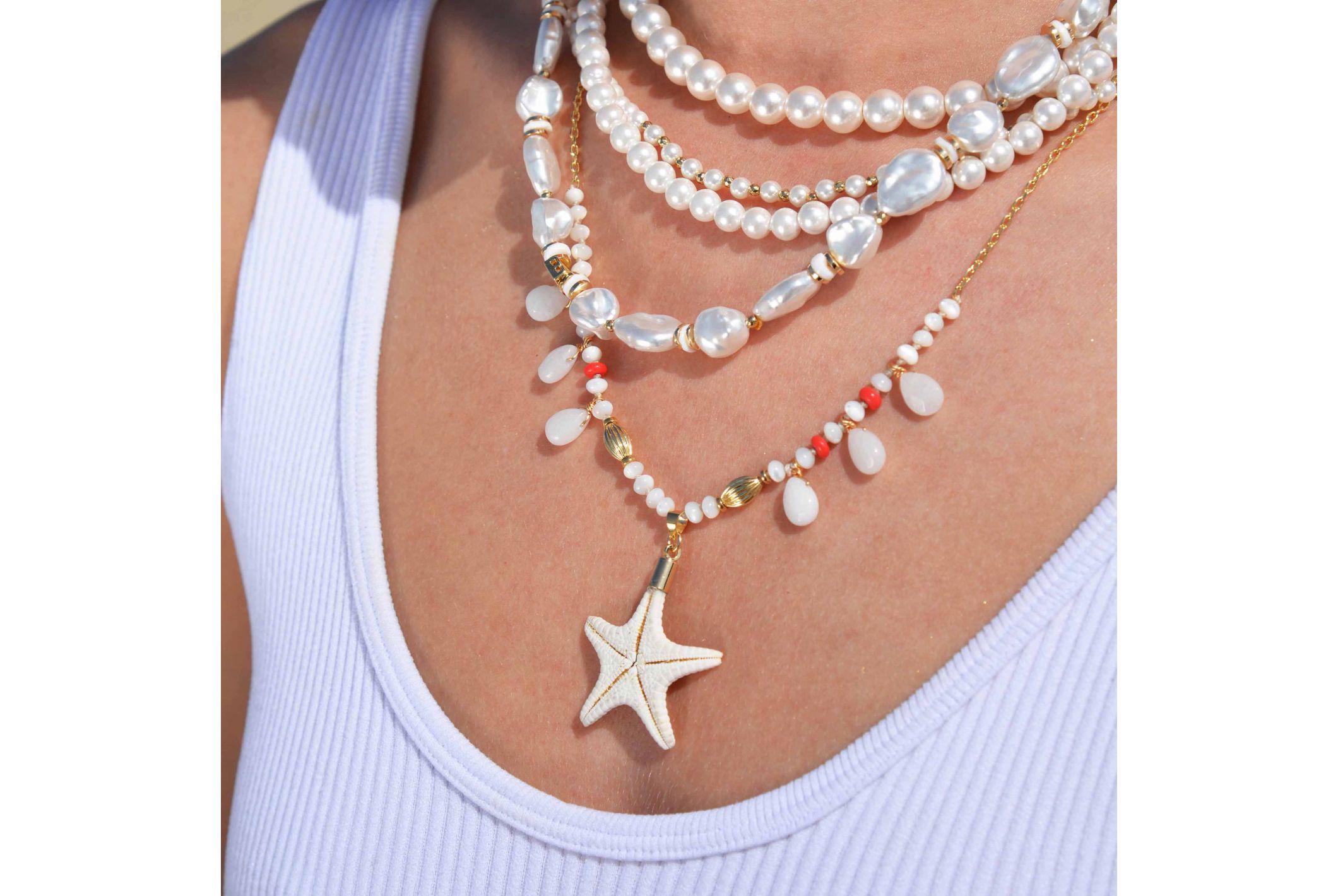 Hipanema Necklace Odyssee White