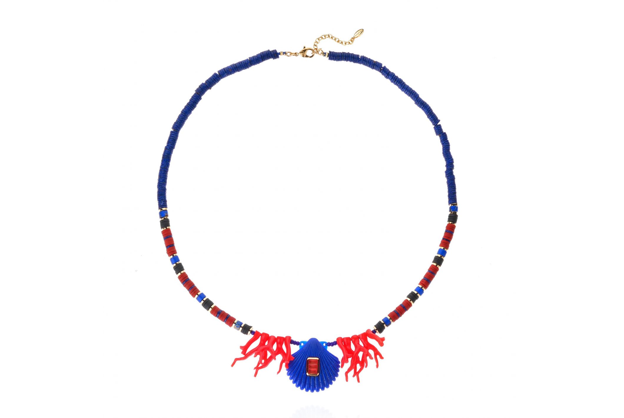 Hipanema Collier Dorie Bleu indigo