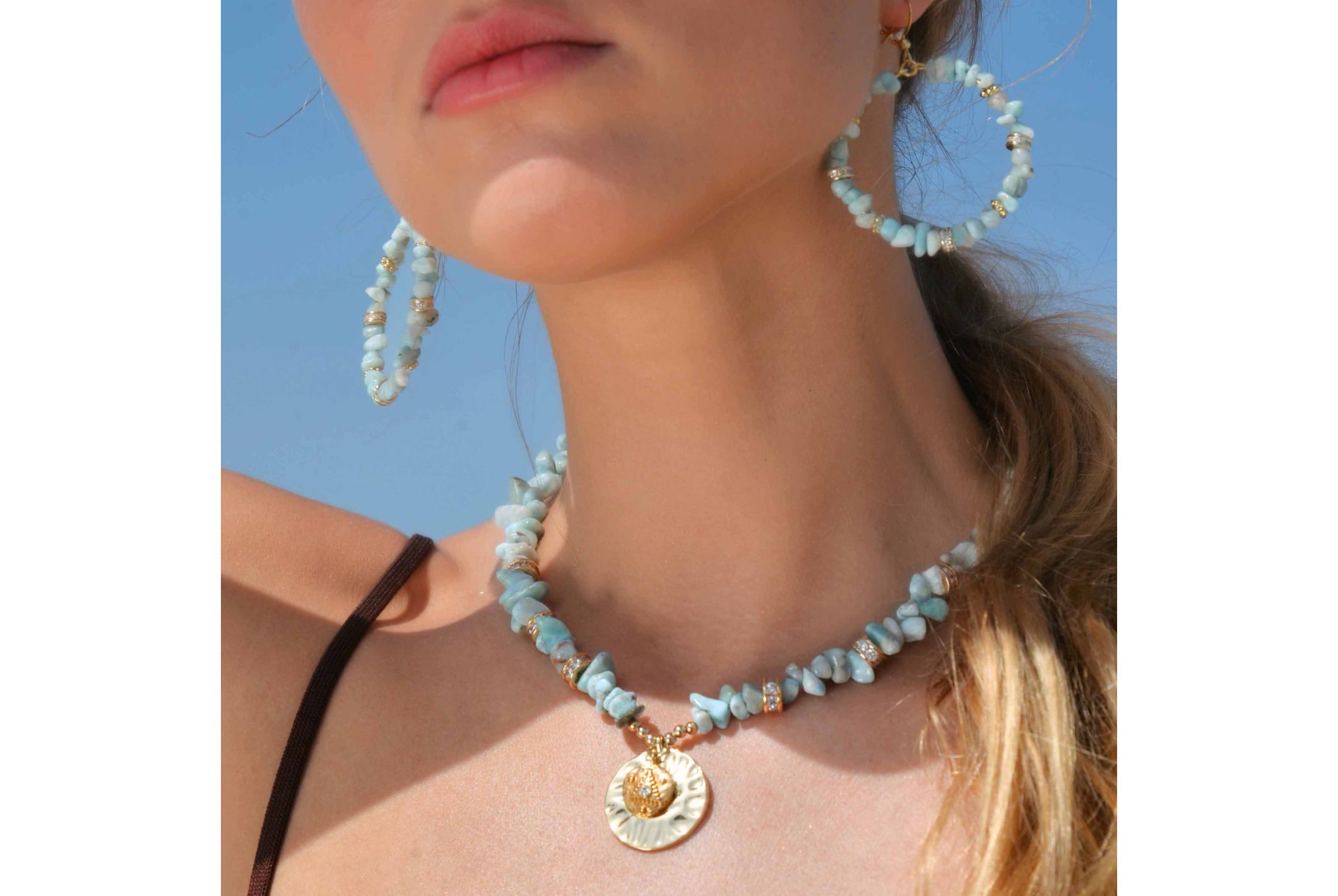 Hipanema Necklace Victor Turquoise