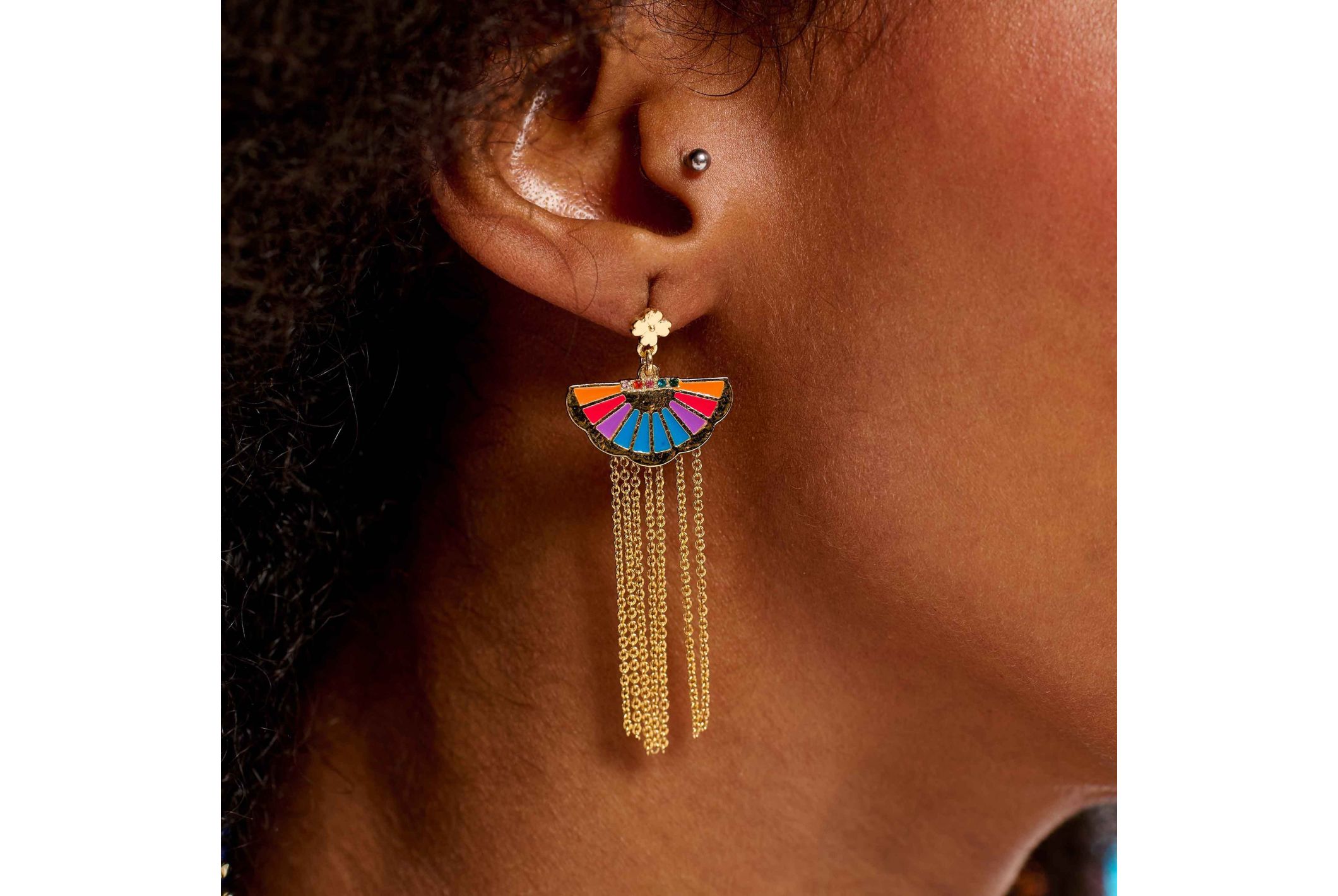 Hipanema Boucles d'oreilles Sancho Multicolore