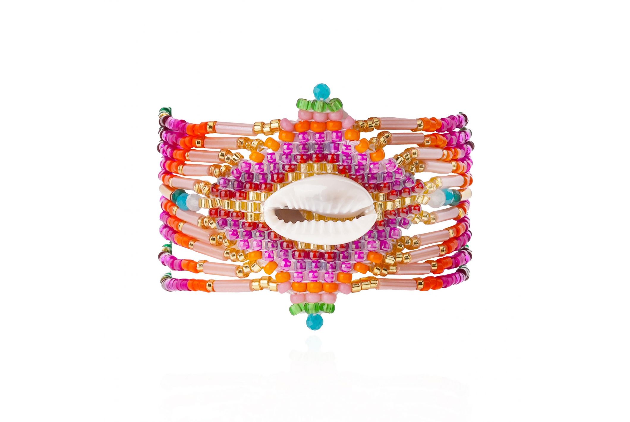 Hipanema Cuff Chokohona Fuschia