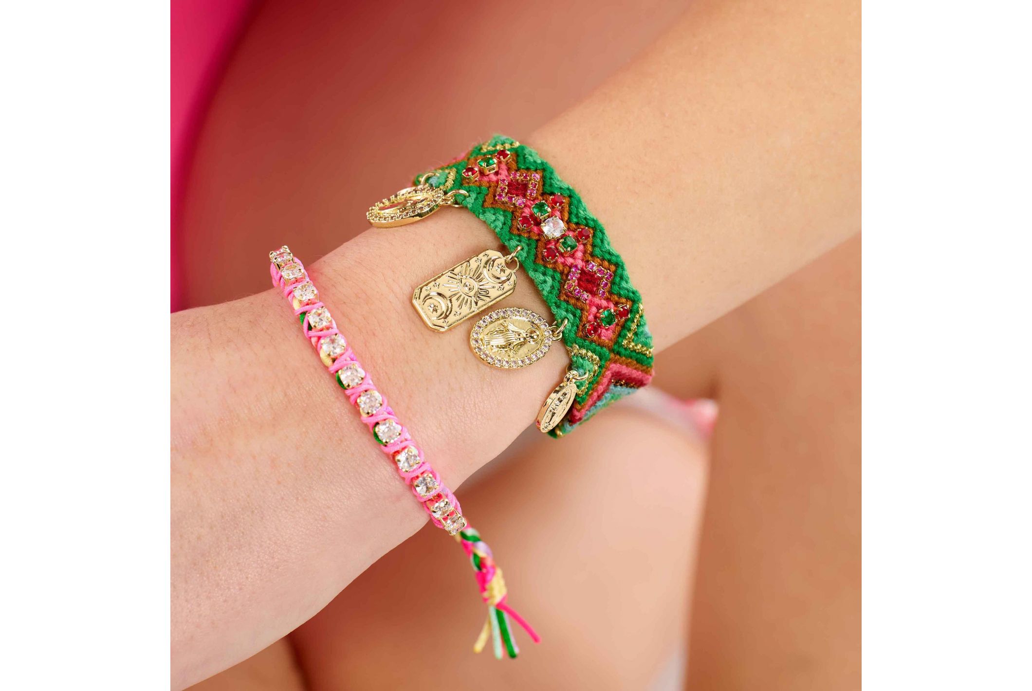 Hipanema Bracelet Cruzes Green