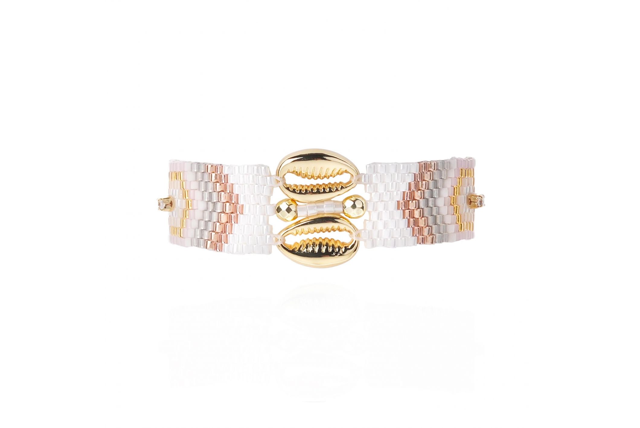 Hipanema Bracelet Cariacas Blanc