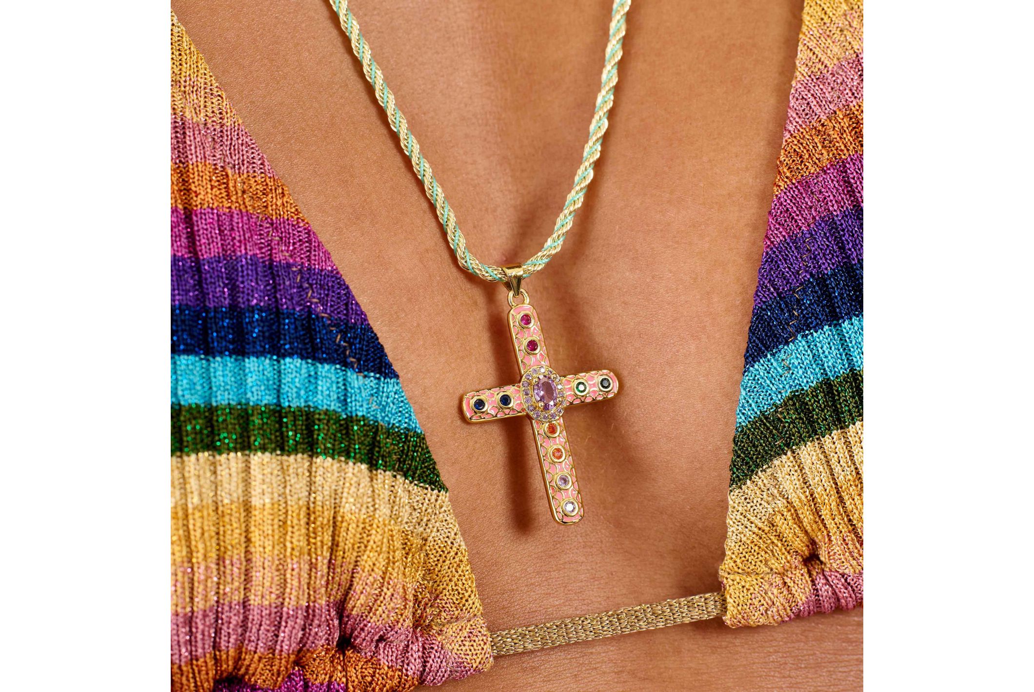 Hipanema Necklace Boniface Pink