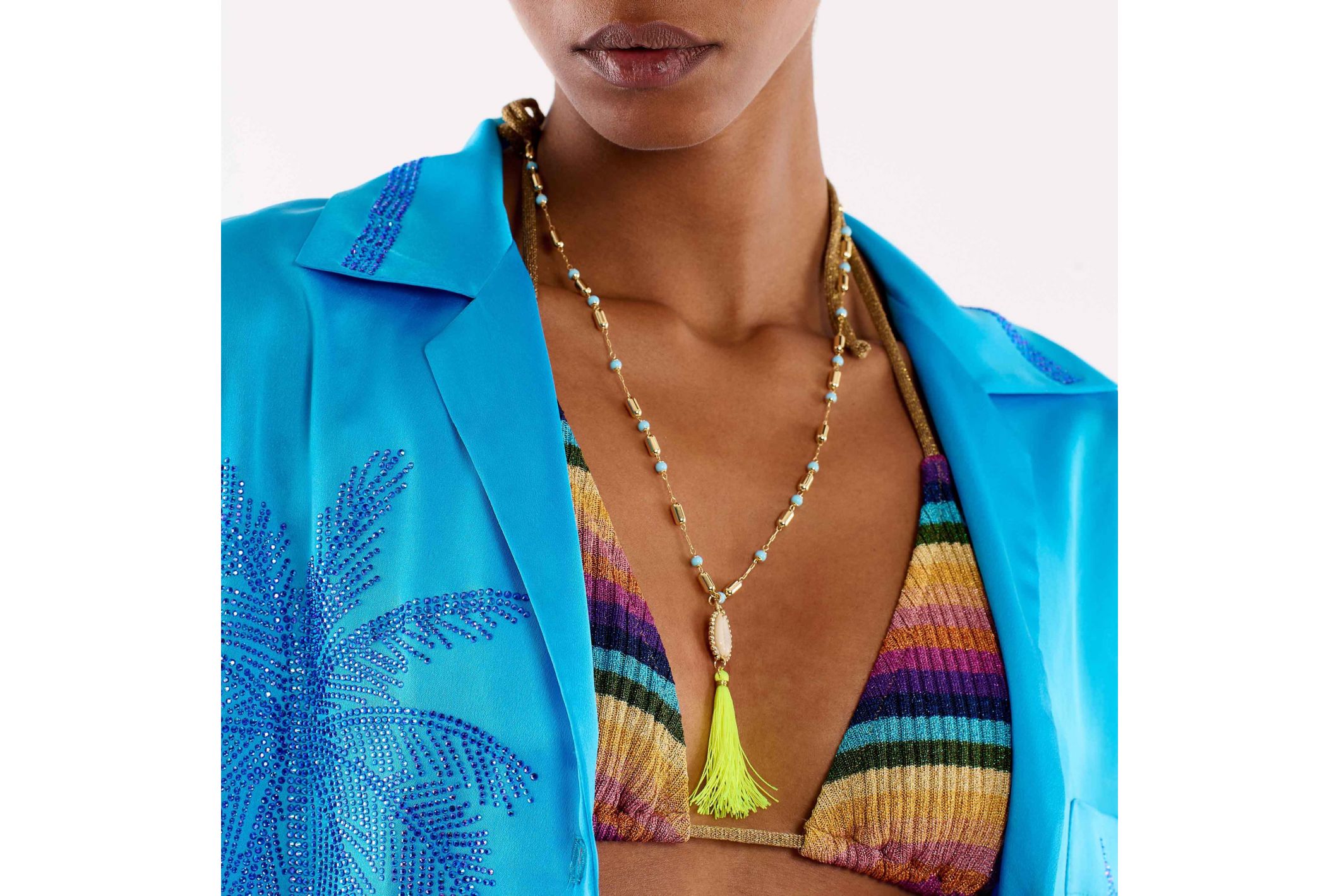 Hipanema Necklace Tamara Turquoise