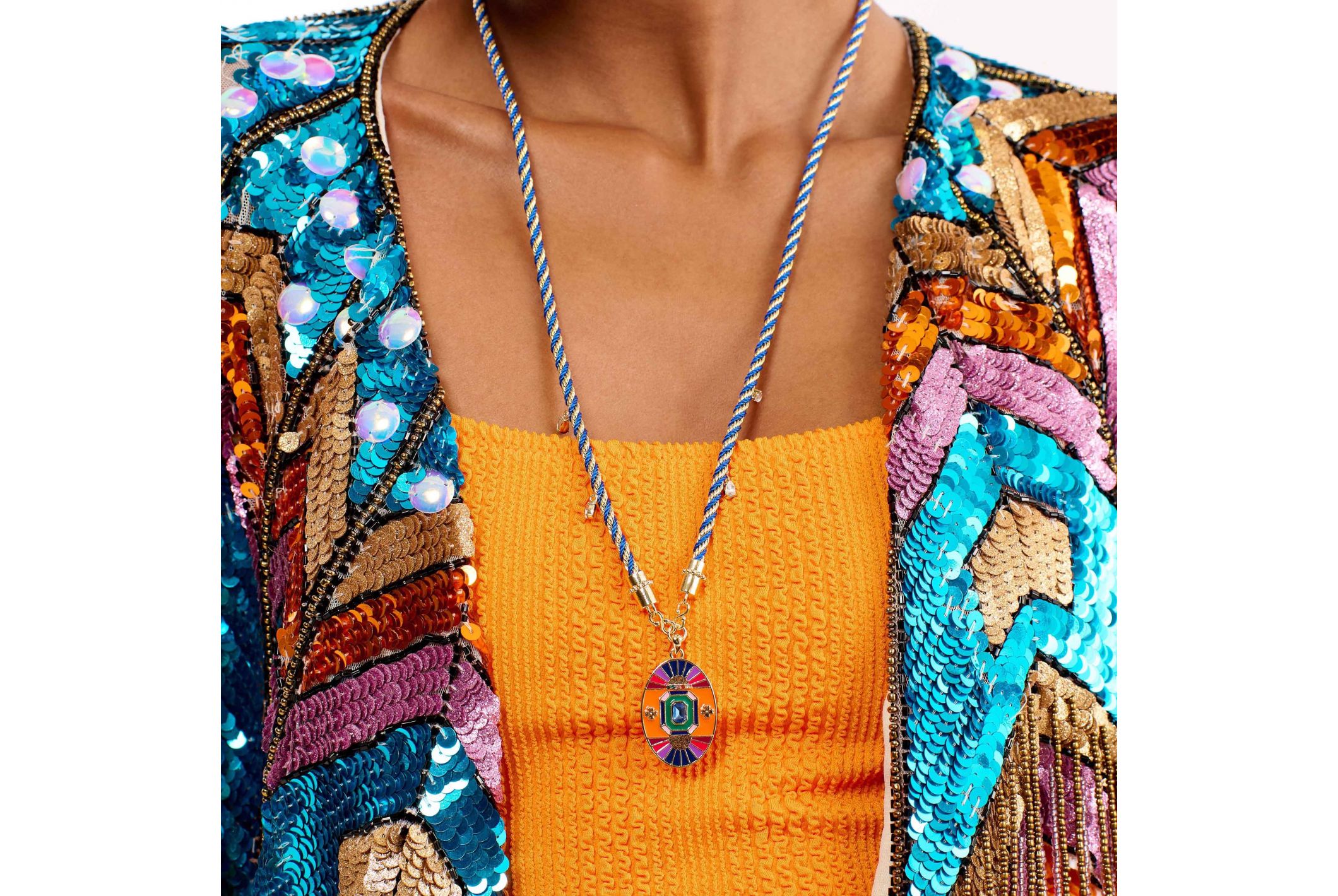 Hipanema Collier Pesos Multicolore