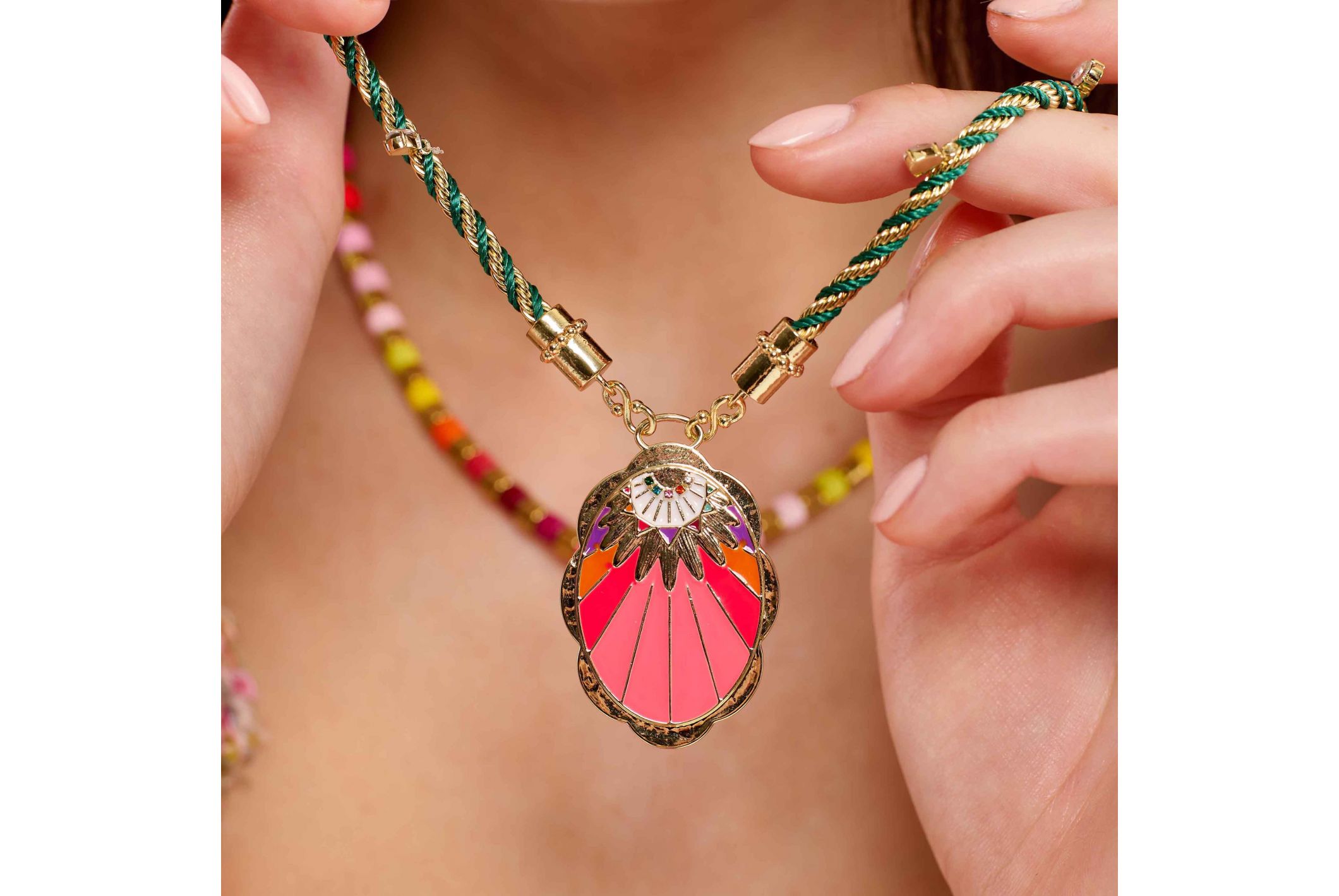 Hipanema Collier Leopolda Multicolore