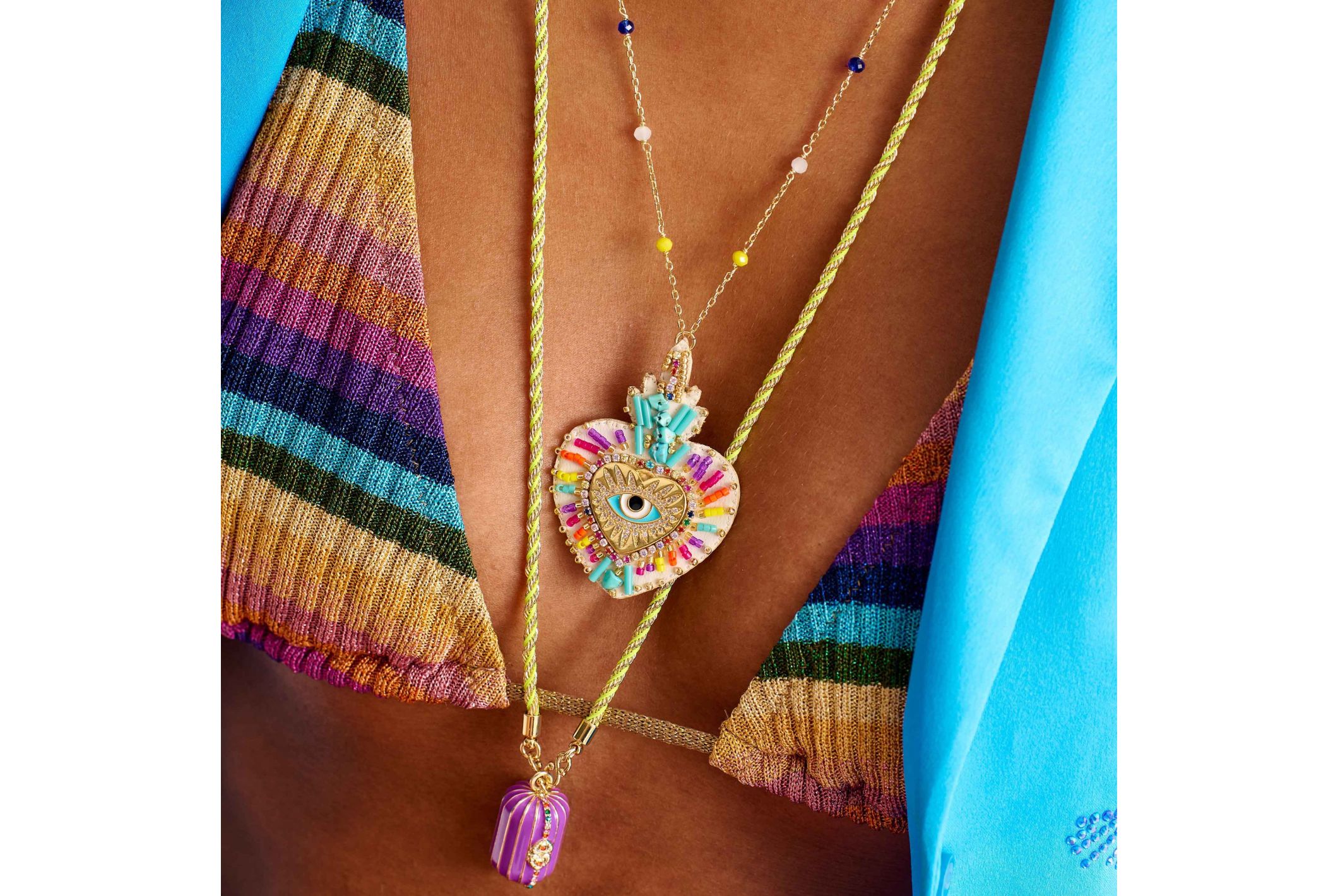 Hipanema Collier Fortuna Turquoise