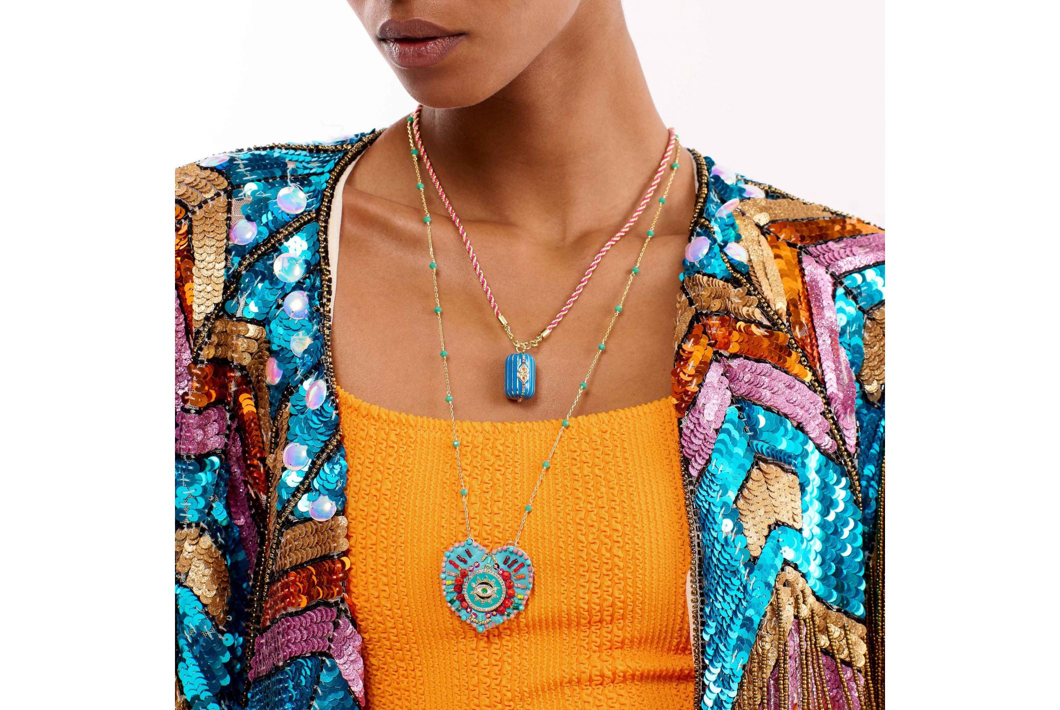 Hipanema Necklace Janeira Turquoise