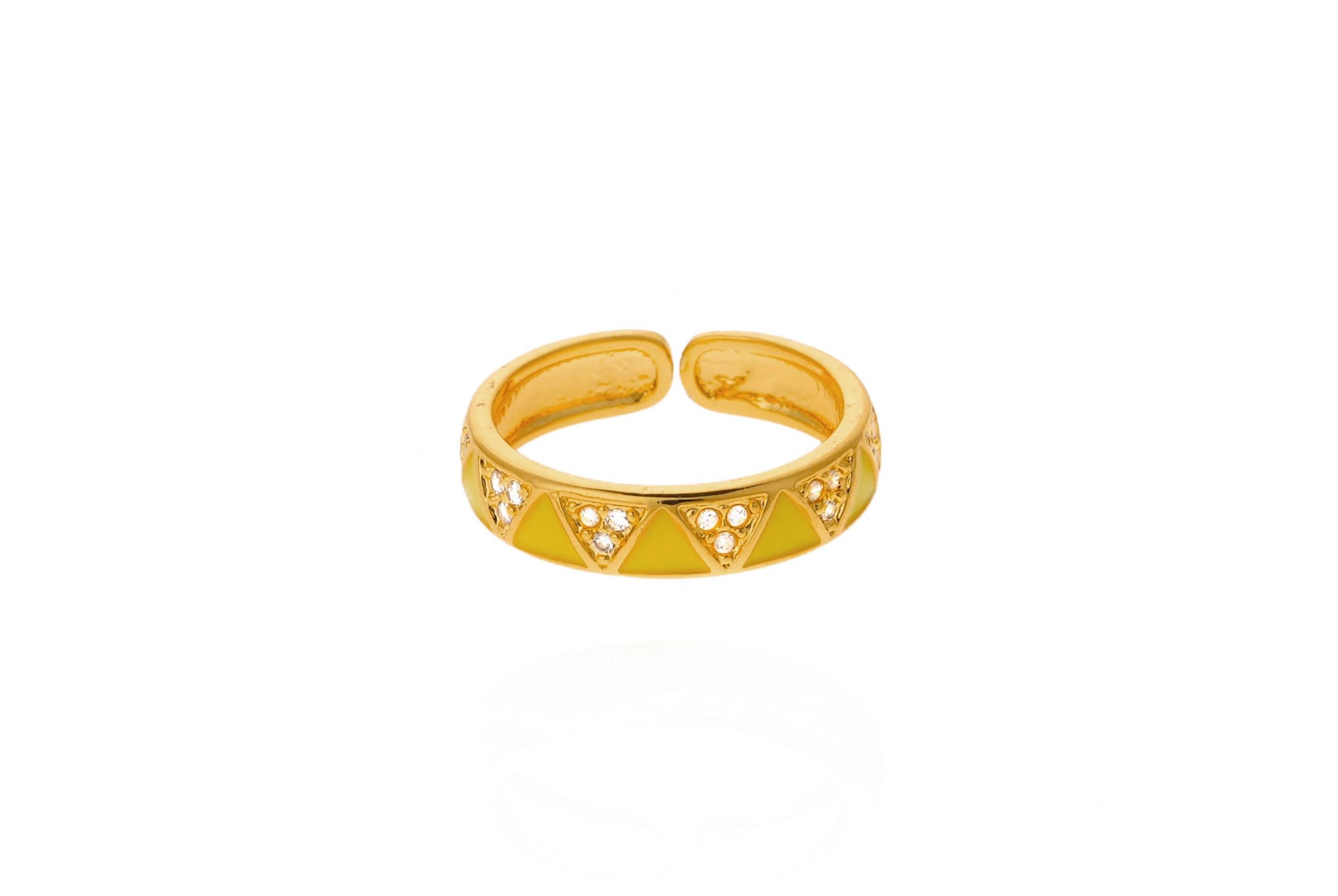 Hipanema Ring Yolanda Yellow