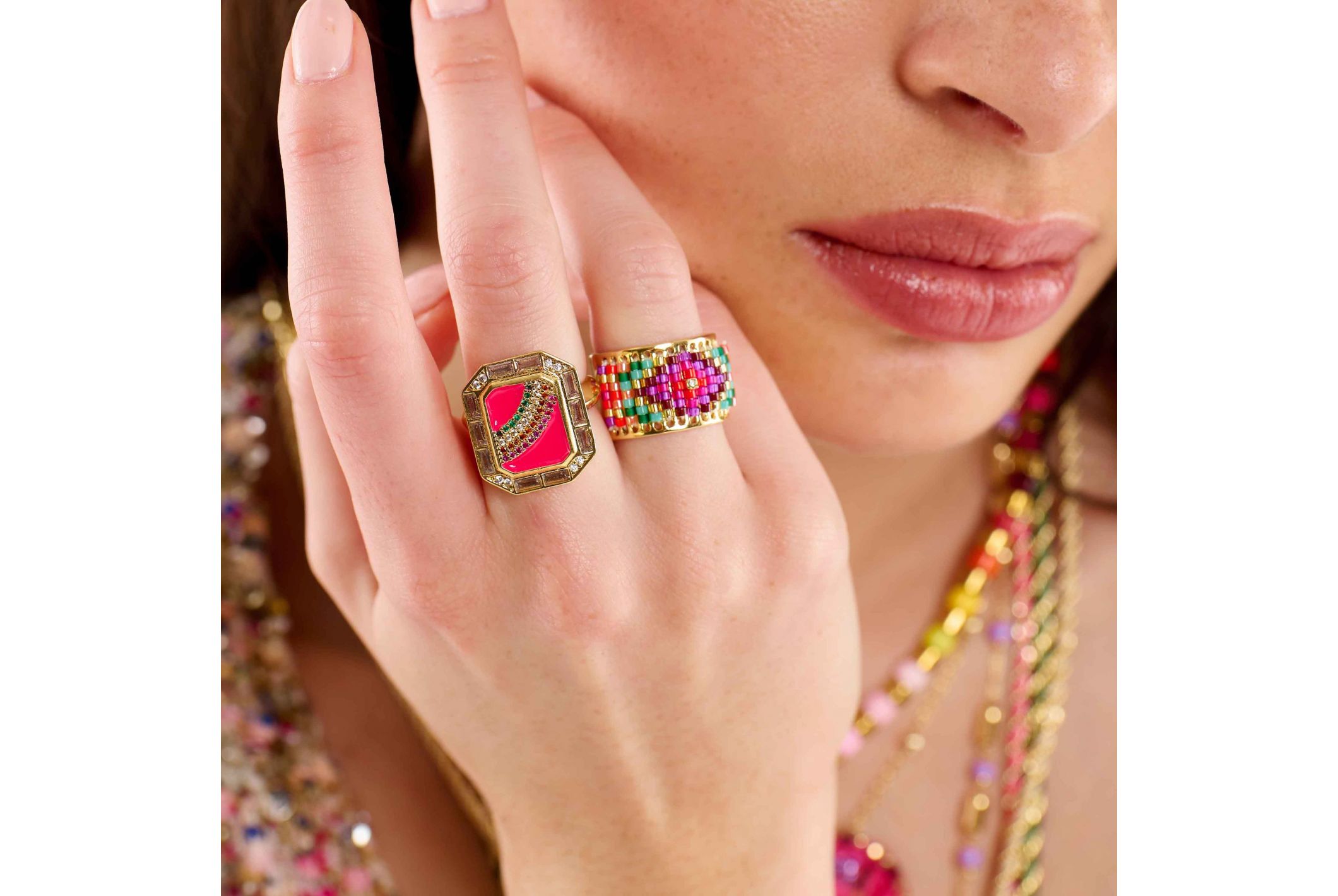 Hipanema Bague Bruna Rose